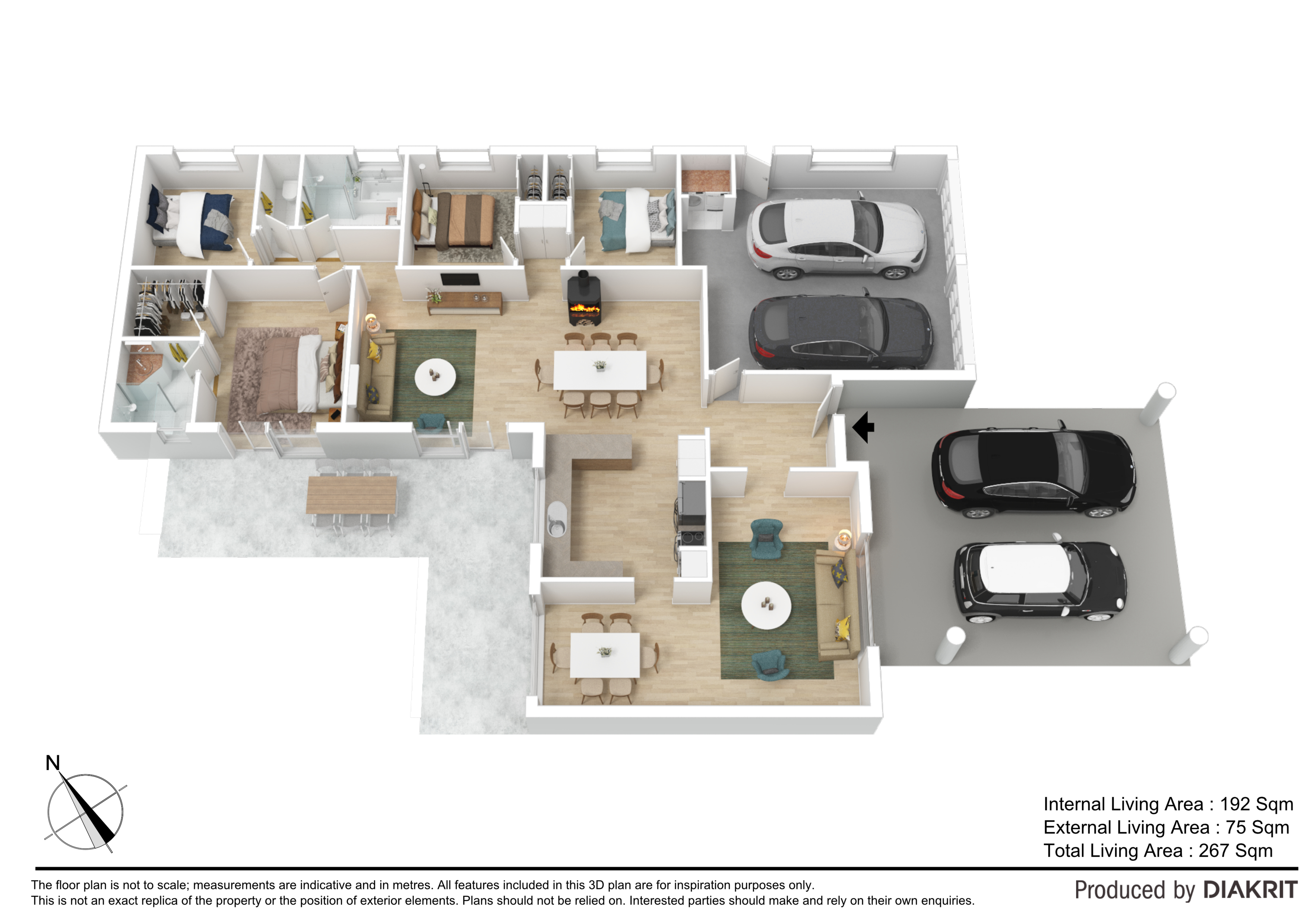 Floorplan for 57 Kilkenny Drive, Burpengary  QLD  4505
