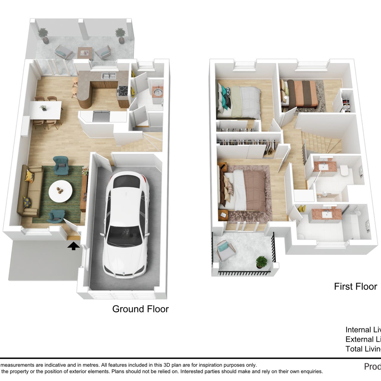 Floorplan 2 for 48/1 Bass Court, North Lakes  QLD  4509