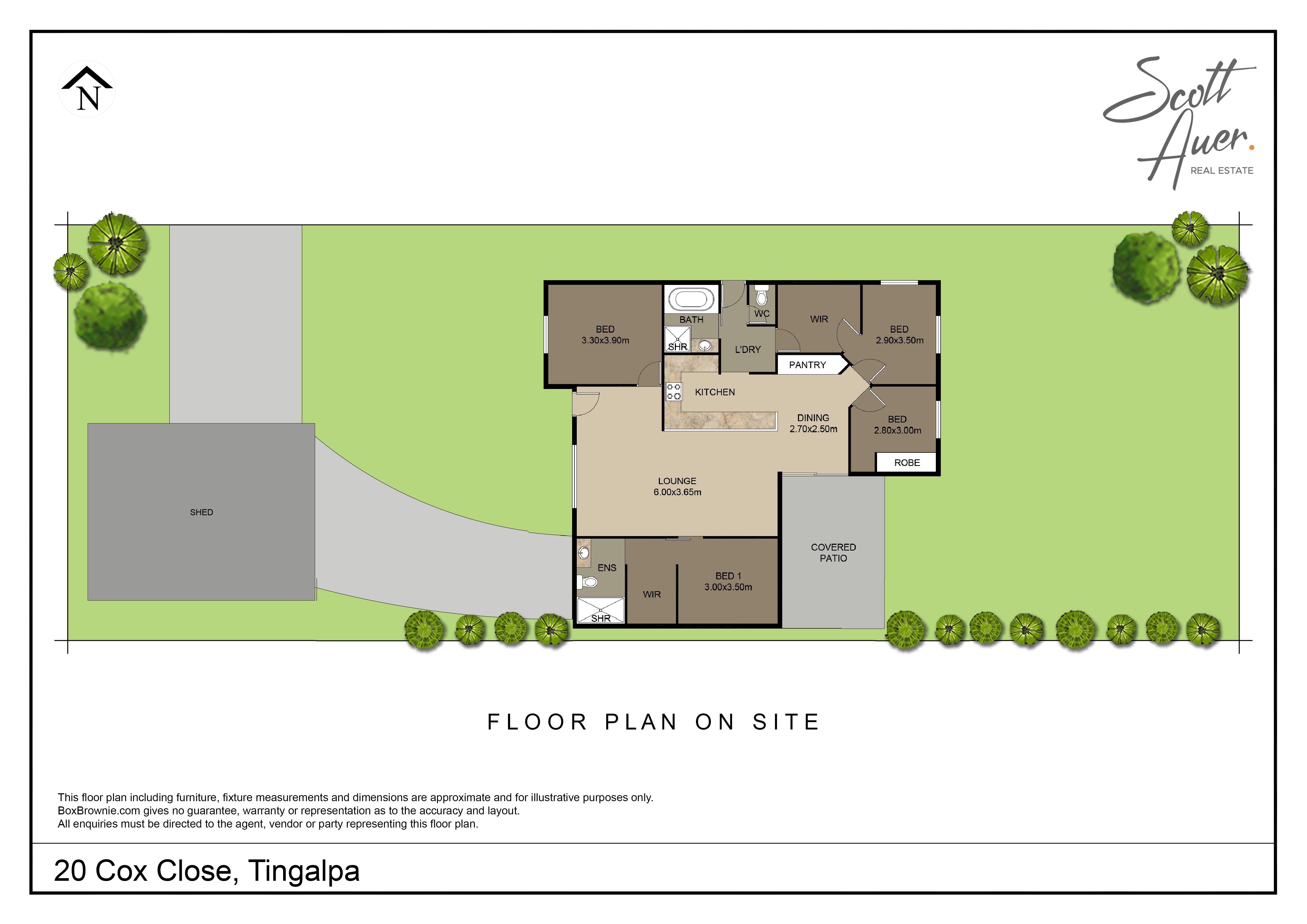 Floorplan for 20 Cox Close, Tingalpa  QLD  4173