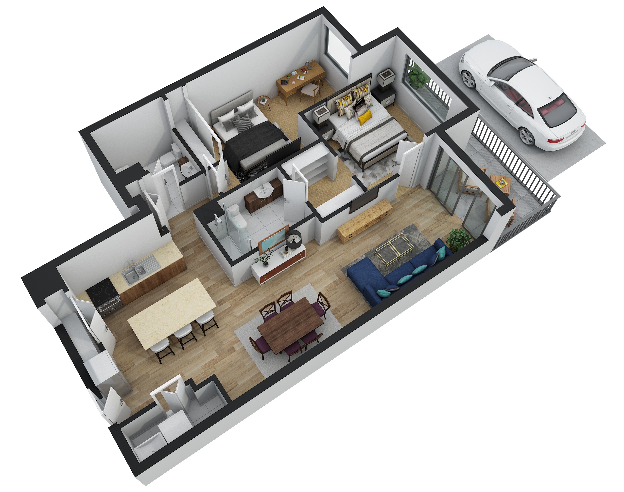 Floorplan for 604/9 Market Lane, Maroochydore  QLD  4558