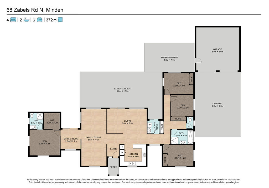 Floorplan for Minden – address available on request – House for sale R2-41676521