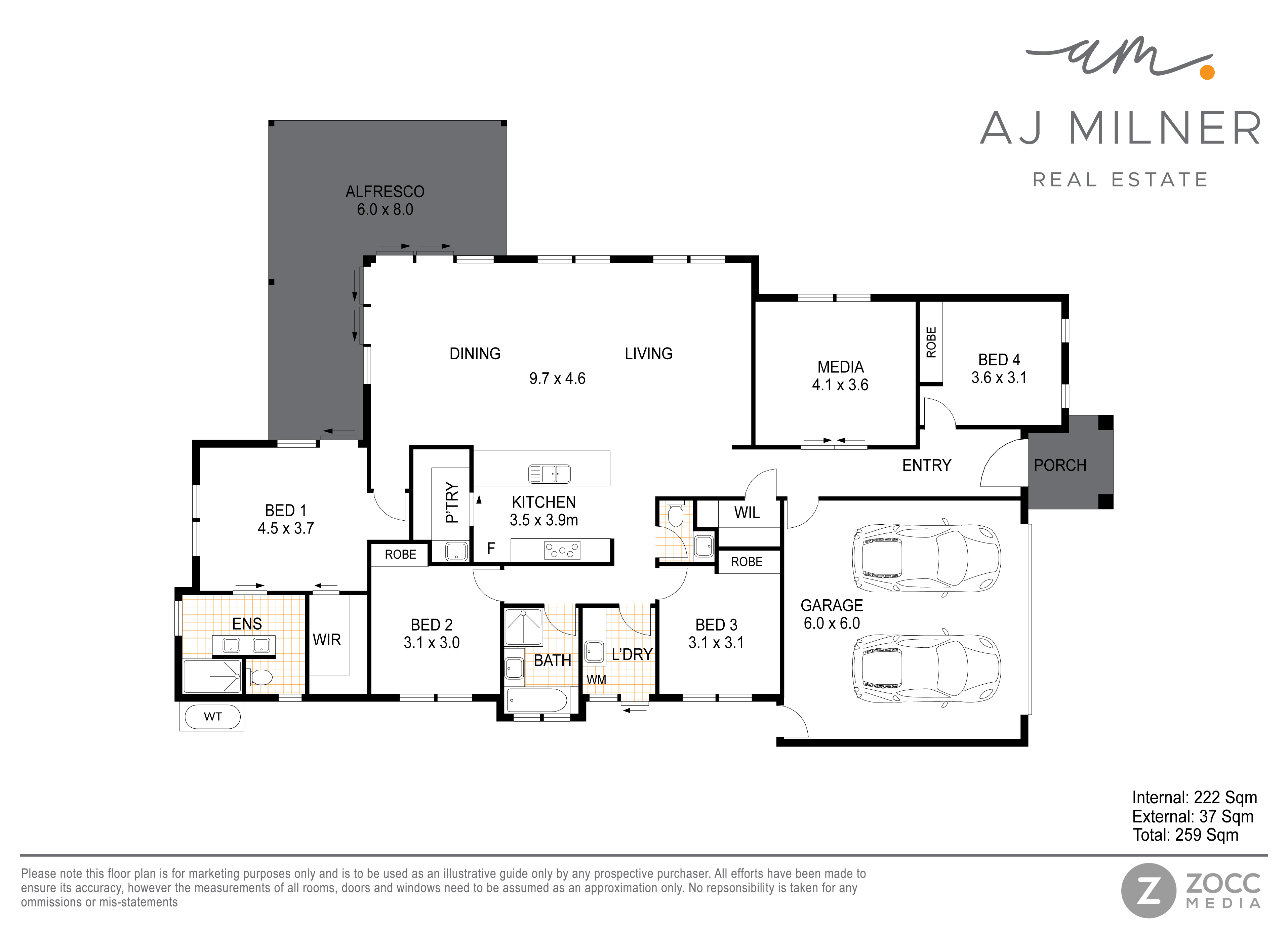 Floorplan for 6 Pelion Street, Banya  QLD  4551