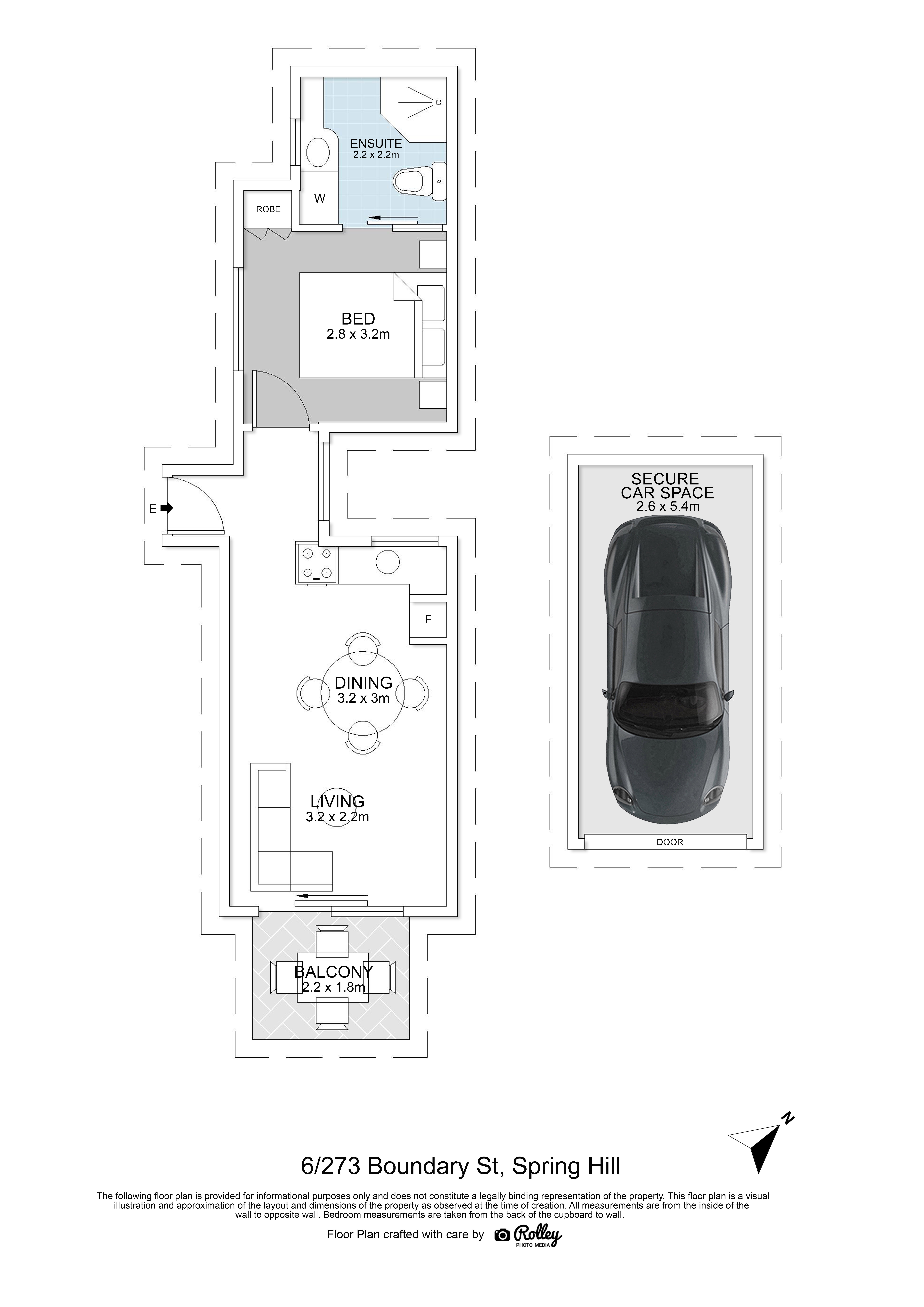 Floorplan for 273 Boundary Street, Spring Hill  QLD  4000