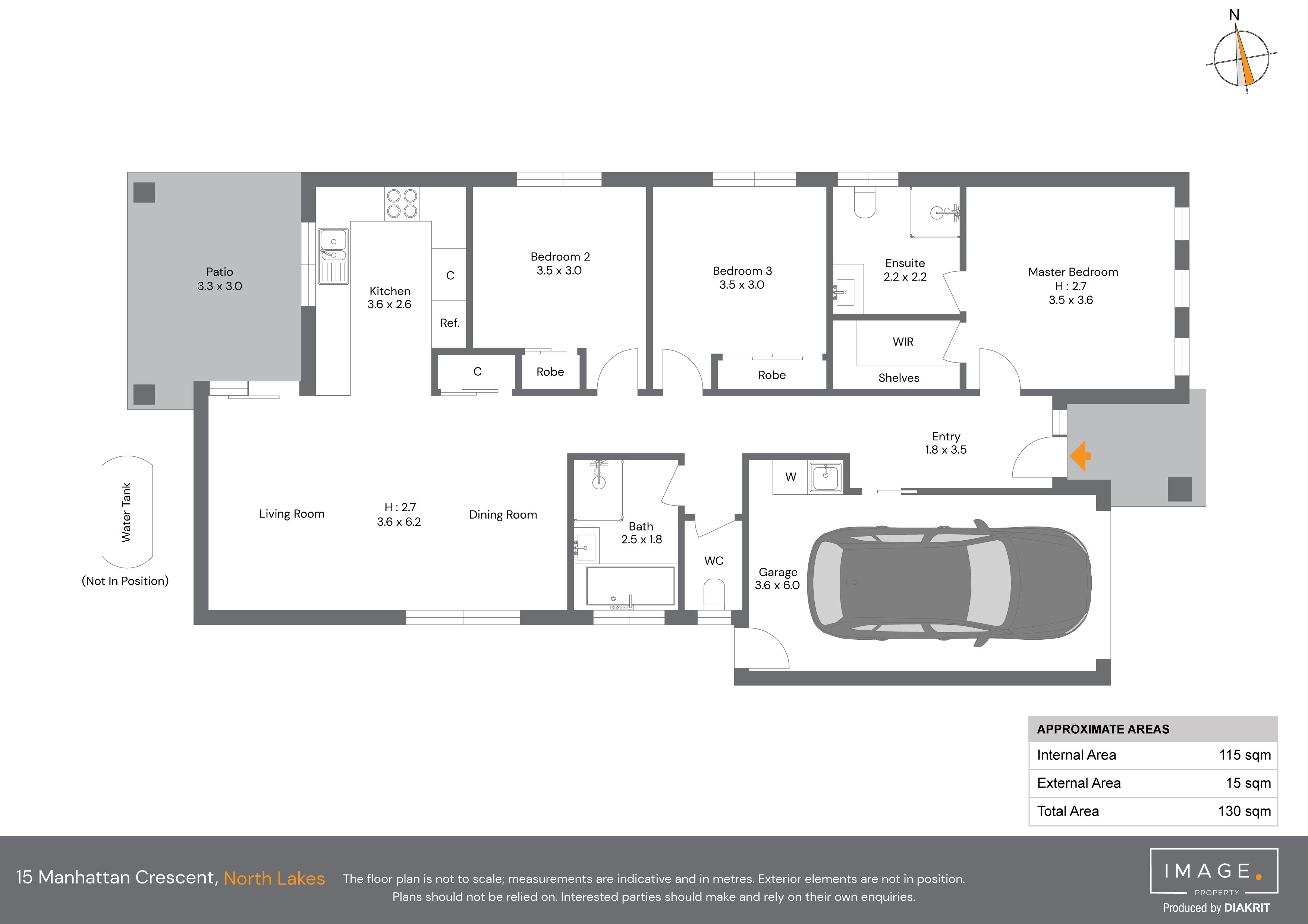 Floorplan 2 for 15 Manhattan Crescent, North Lakes  QLD  4509