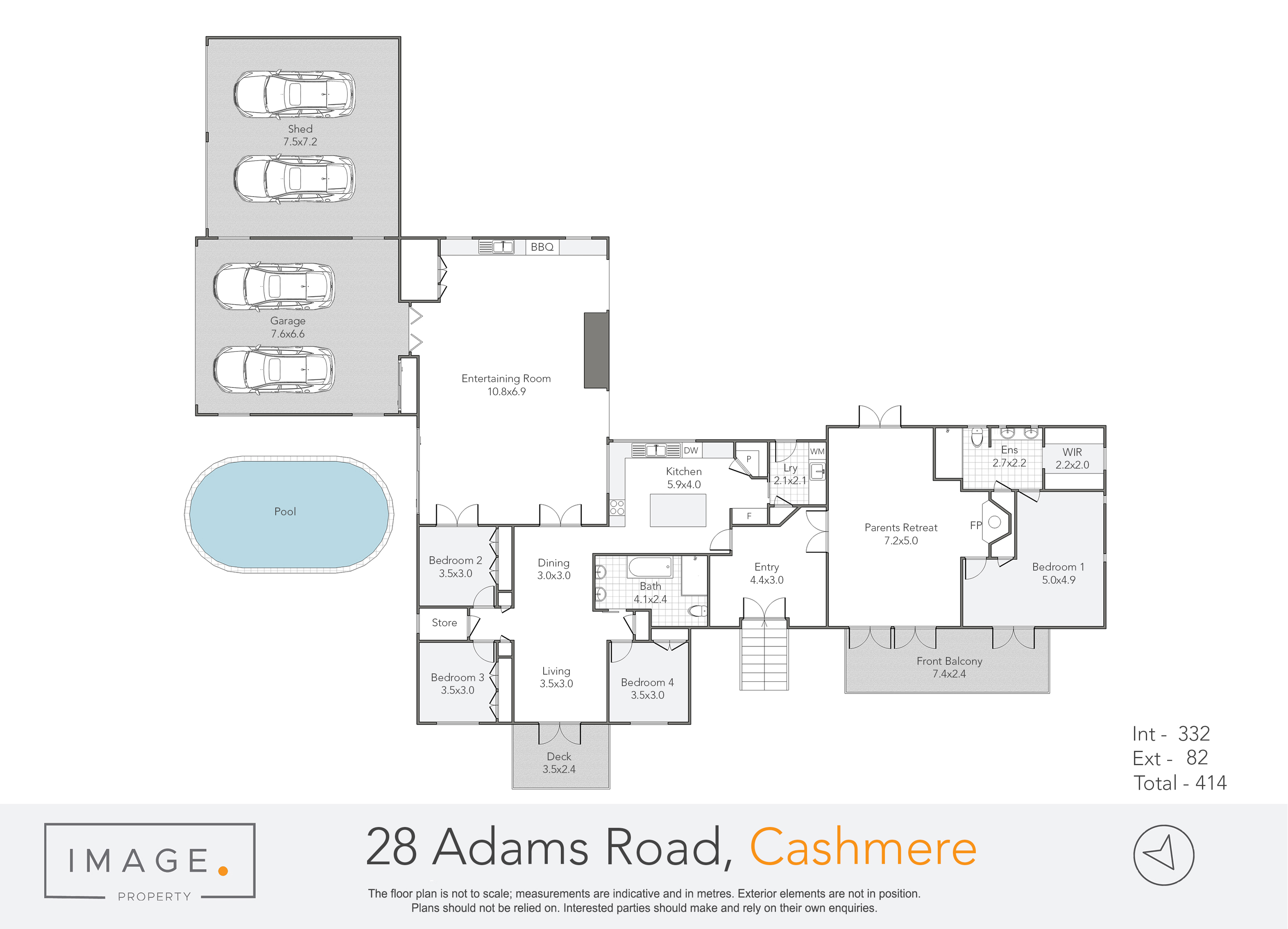 Floorplan for 28 Adams Road, Cashmere  QLD  4500
