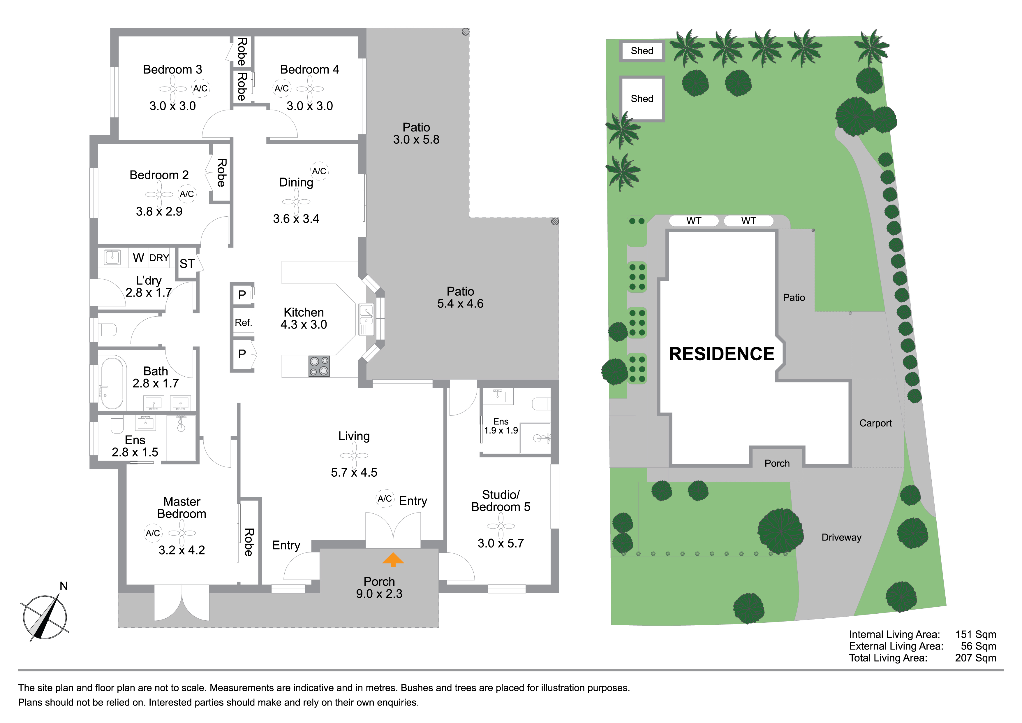 Floorplan for 8 Minnow Court, Currimundi  QLD  4551