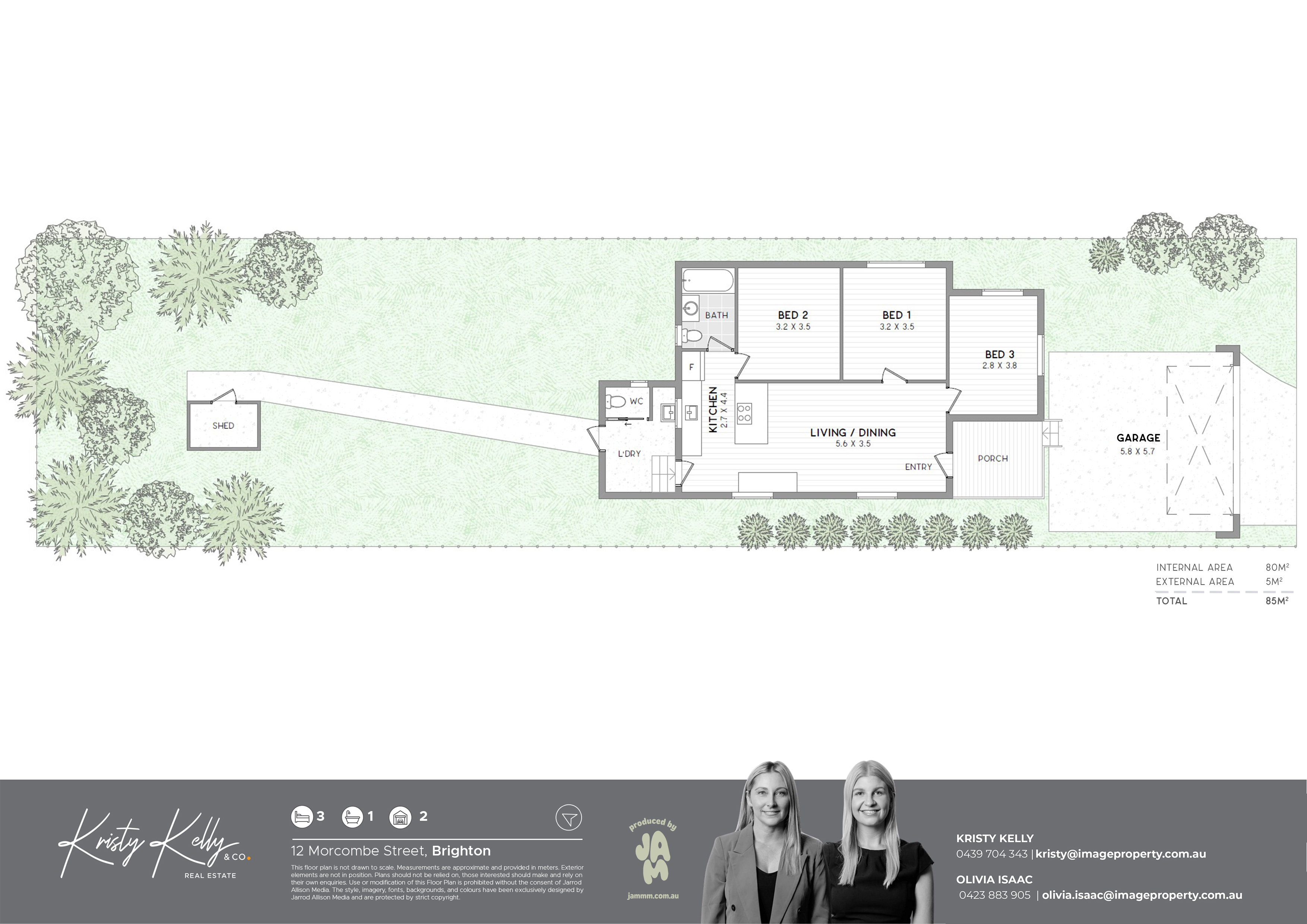 Floorplan for 12 Morcombe Street, Brighton  QLD  4017