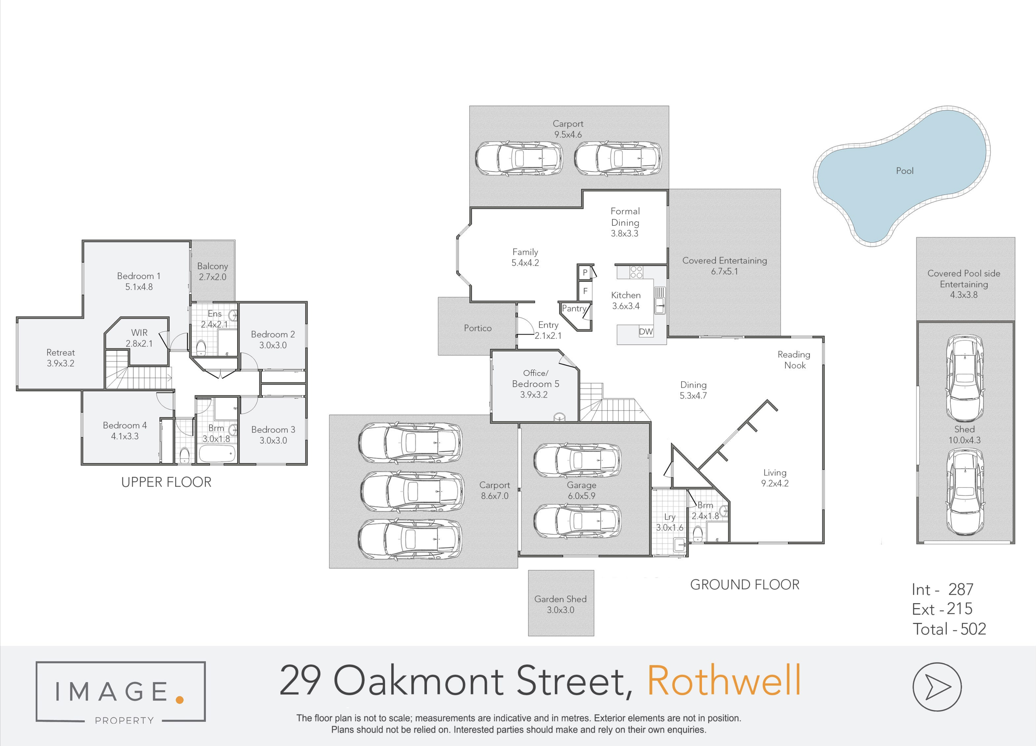 Floorplan for 29 Oakmont Street, Rothwell  QLD  4022