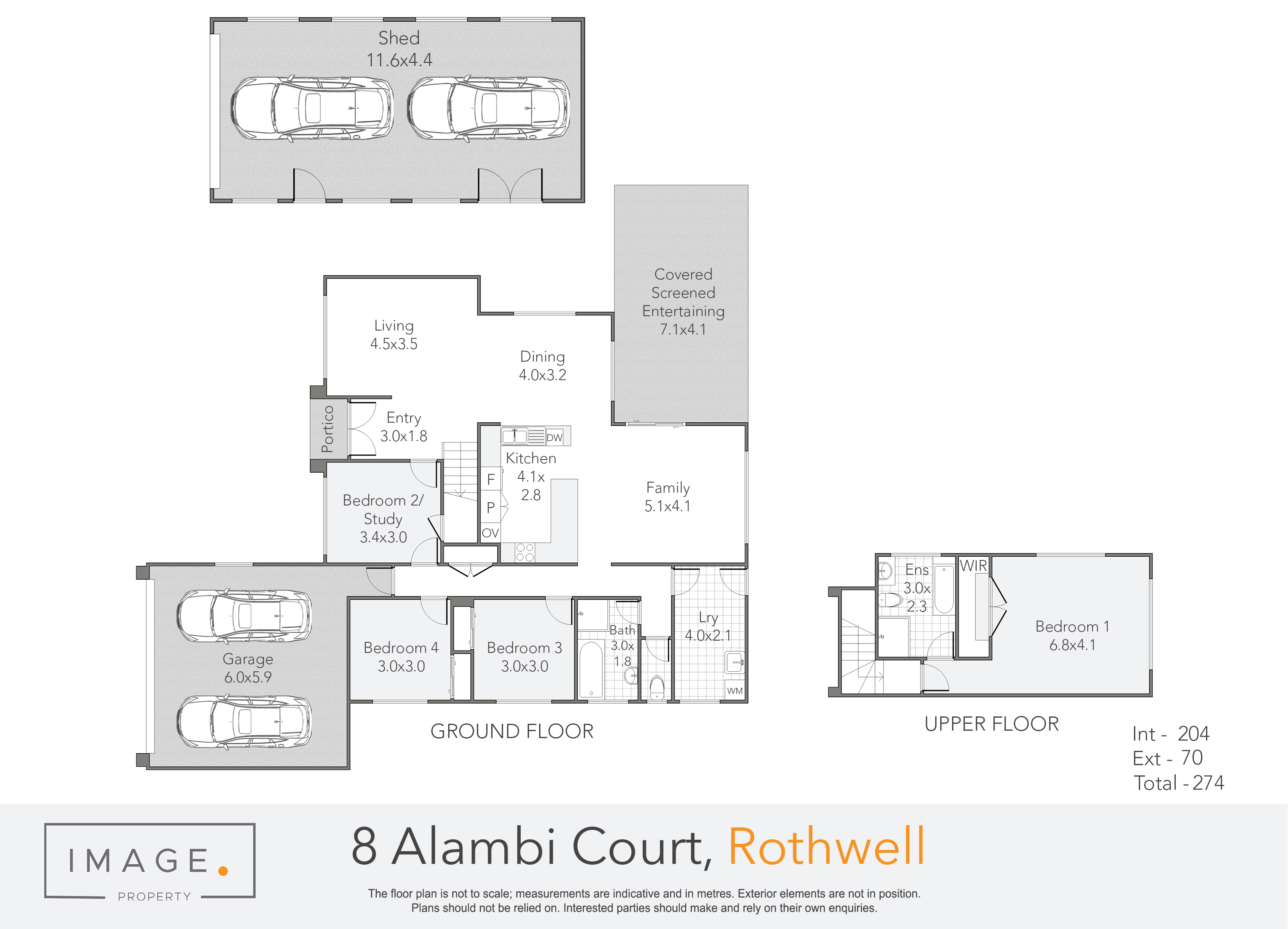 Floorplan for 8 Alambi Court, Rothwell  QLD  4022