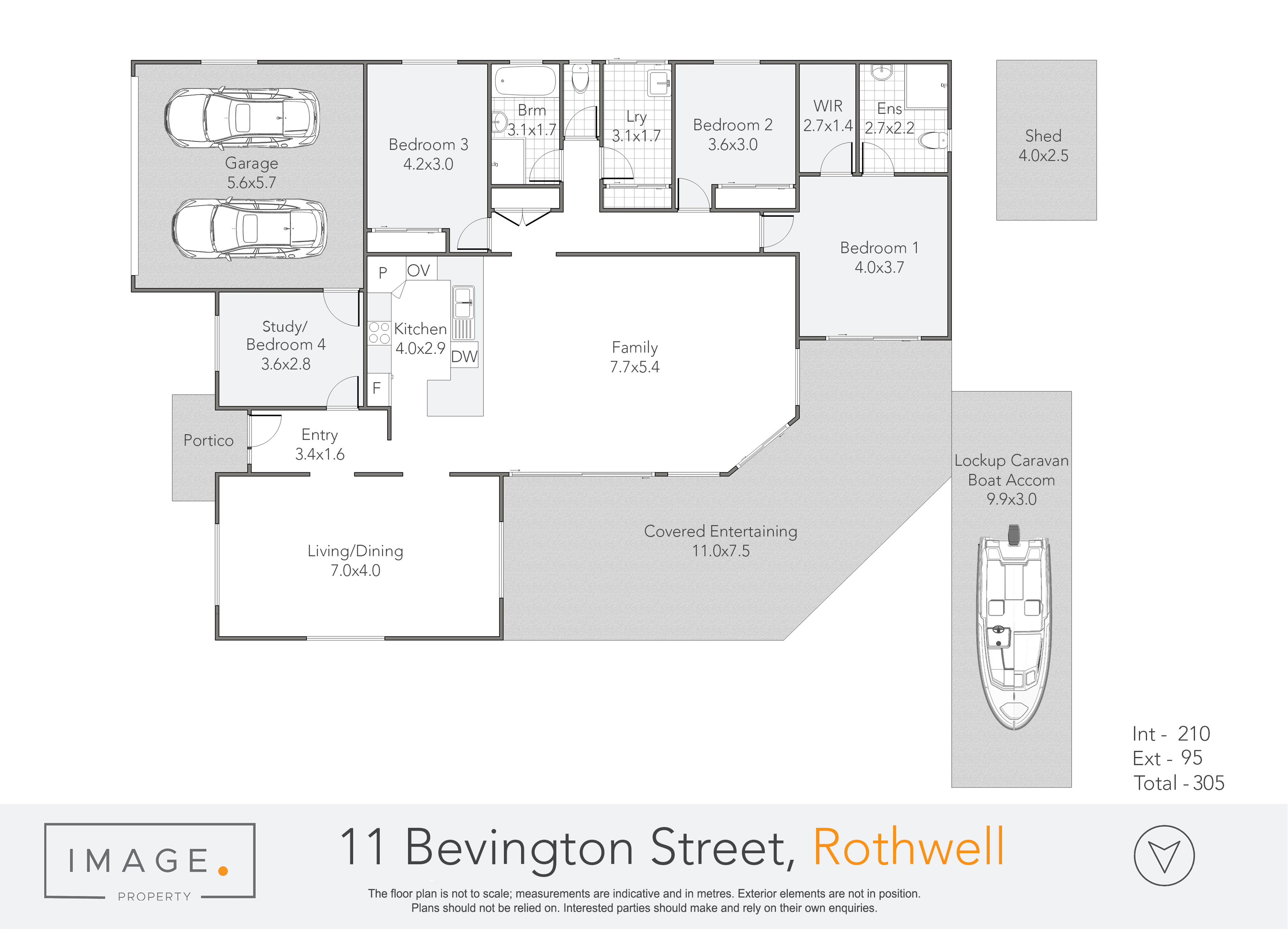 Floorplan for 11 Bevington Street, Rothwell  QLD  4022