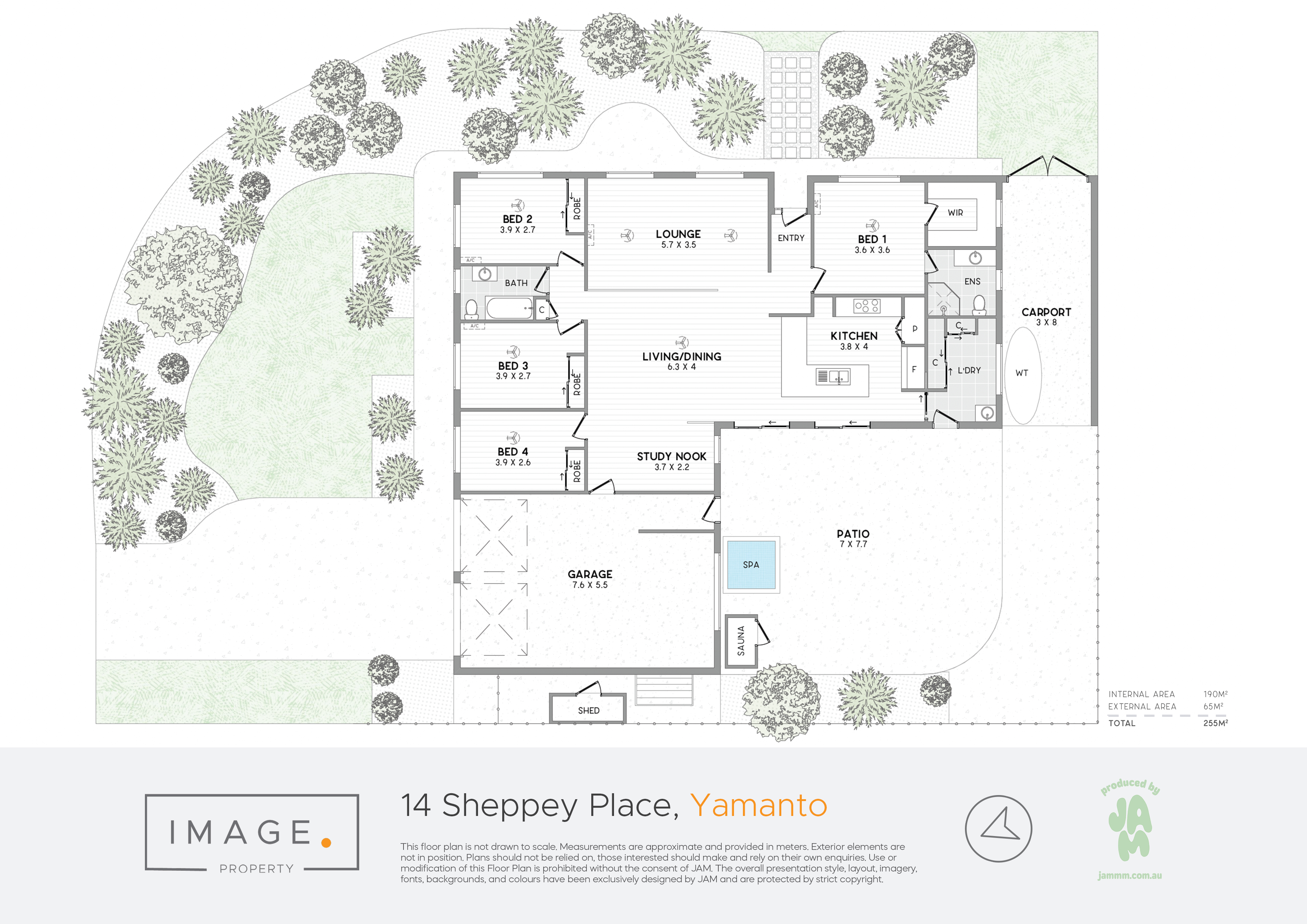 Floorplan for 14 Sheppey Place, Yamanto  QLD  4305