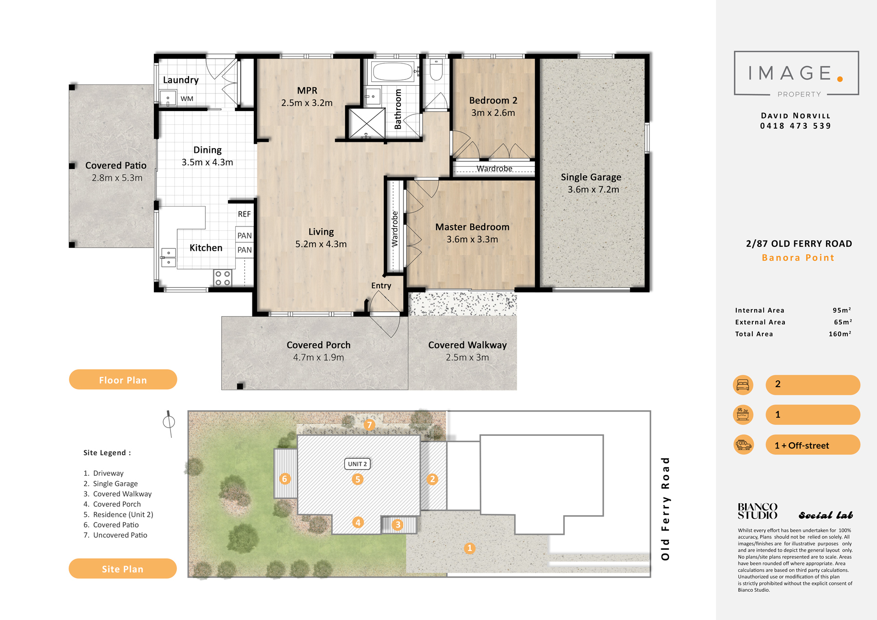 Floorplan for 2/87 Old Ferry Road, Banora Point  NSW  2486