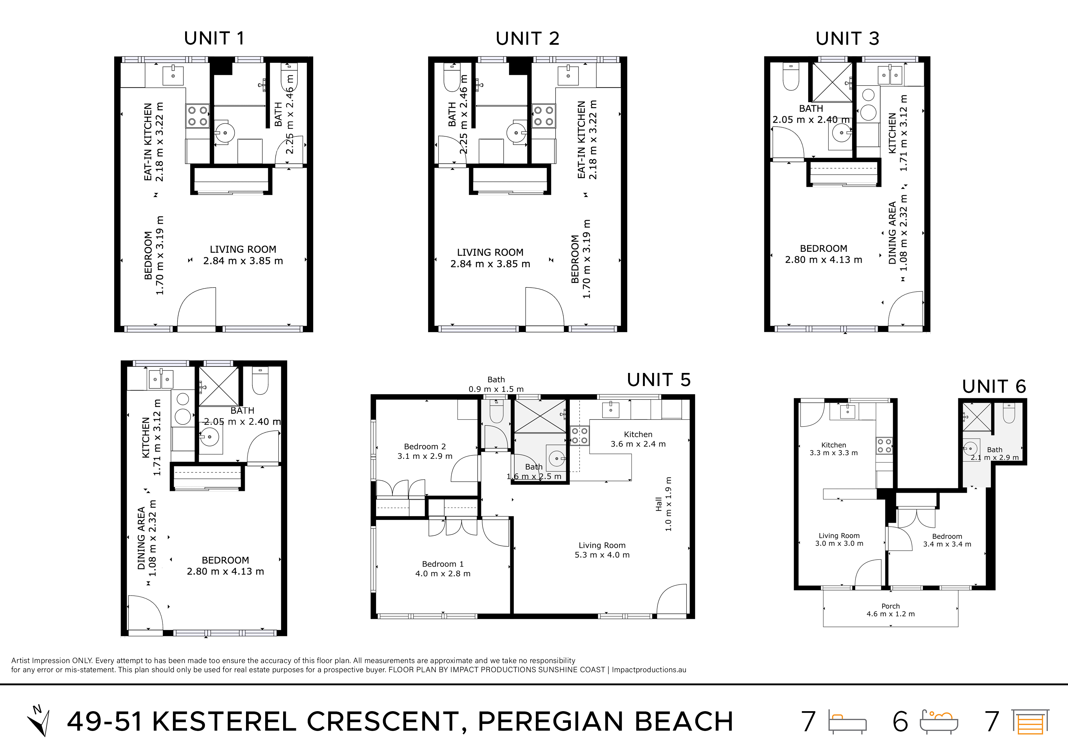 Floorplan 2 for 49-51 Kestrel Crescent, Peregian Beach  QLD  4573
