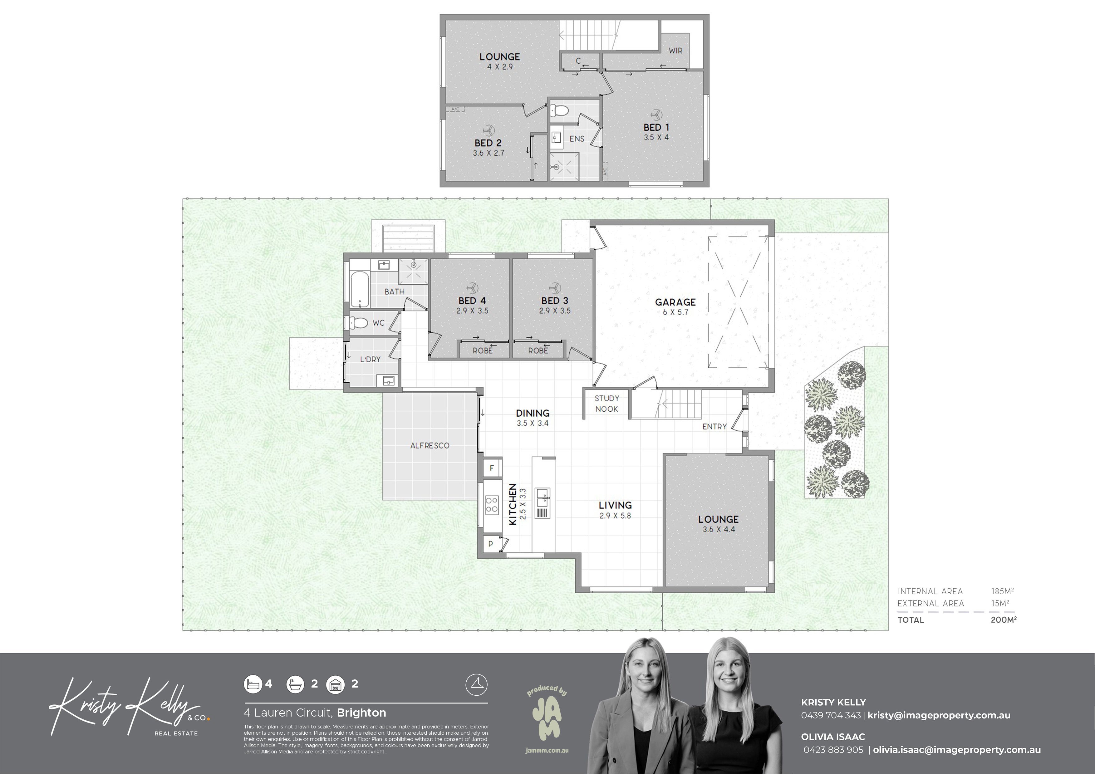 Floorplan for 4 Lauren Circuit, Brighton  QLD  4017