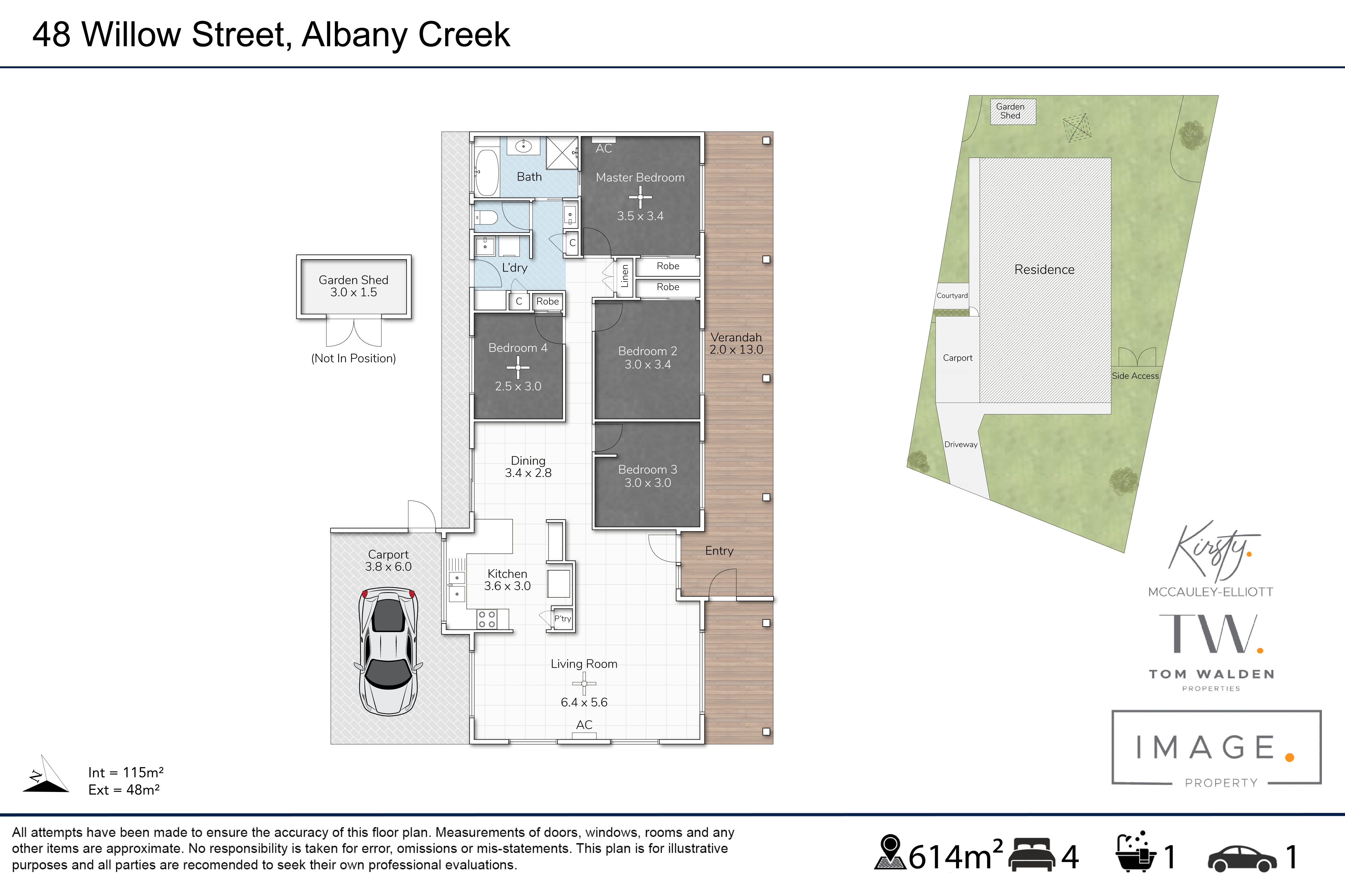 Floorplan for 48 Willow Street, Albany Creek  QLD  4035