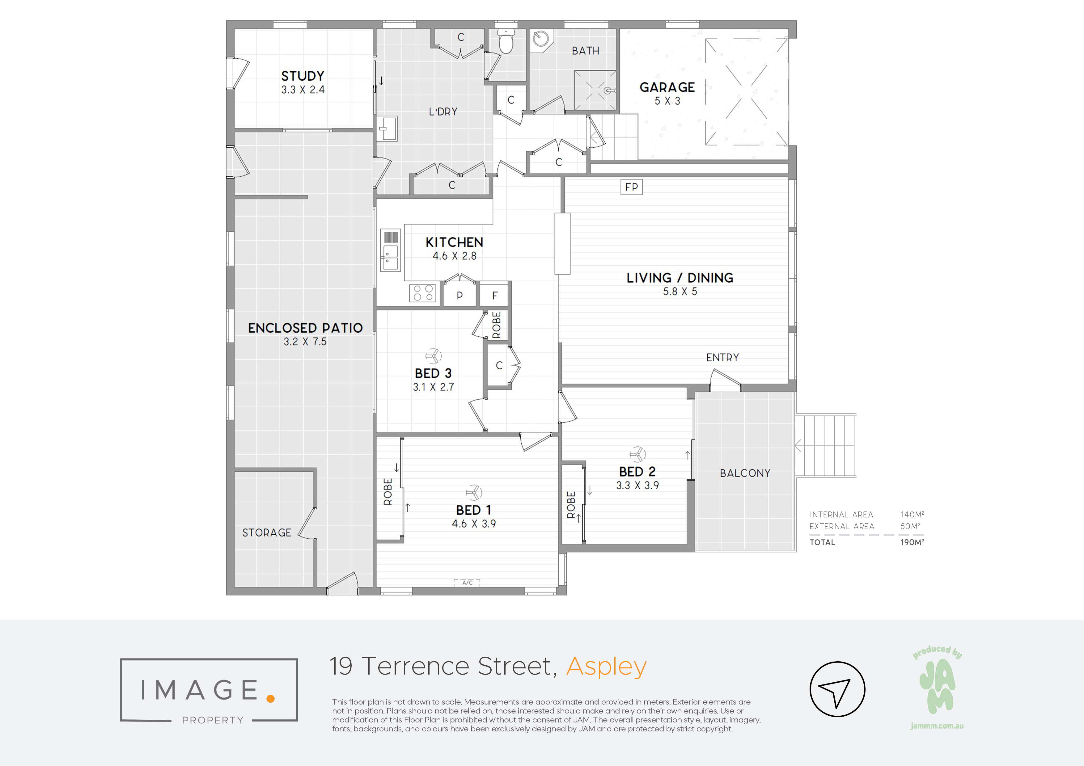 Floorplan for 19 Terrence Street, Aspley  QLD  4034