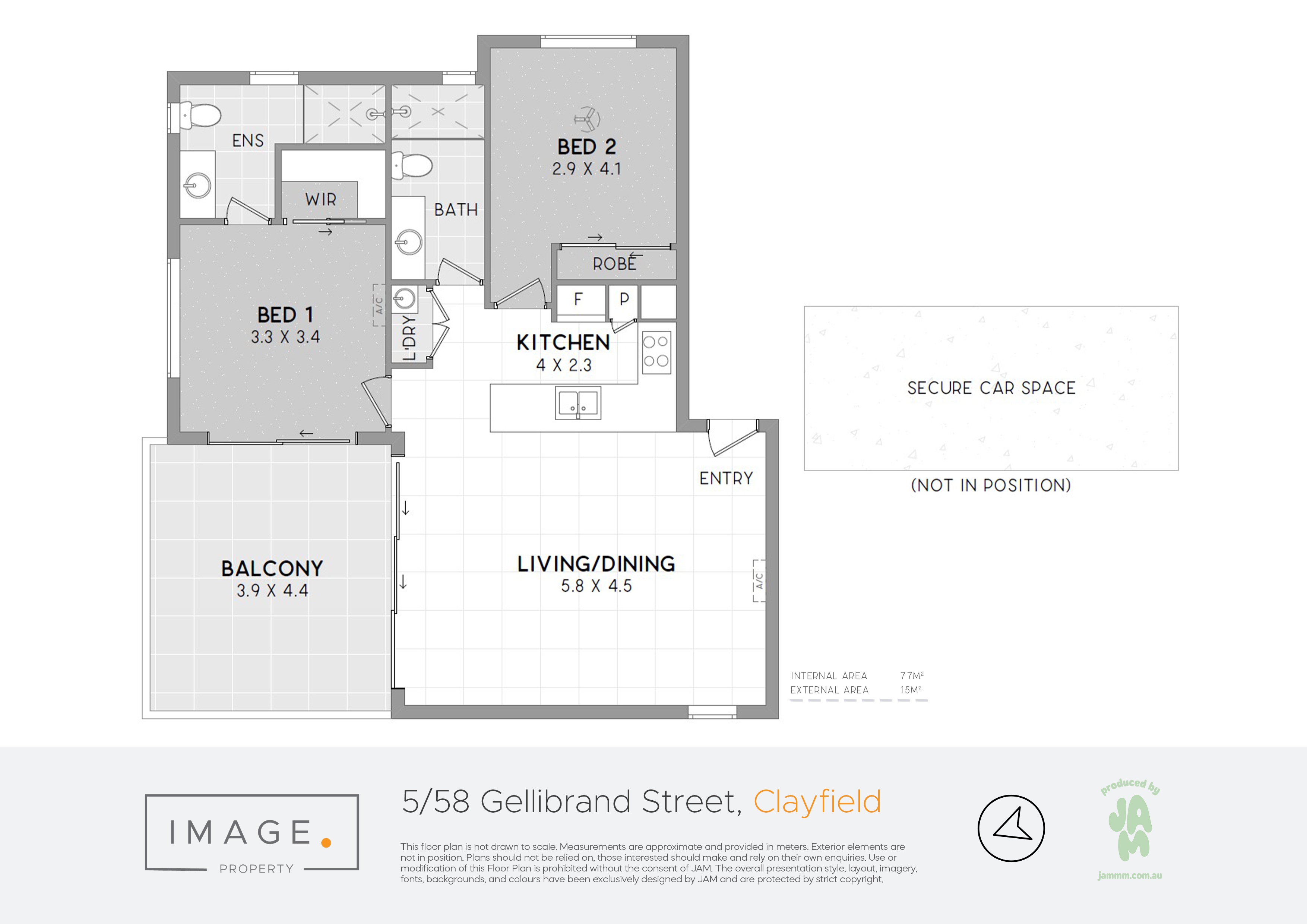 Floorplan for 5 / 58 Gellibrand, Clayfield  QLD  4011