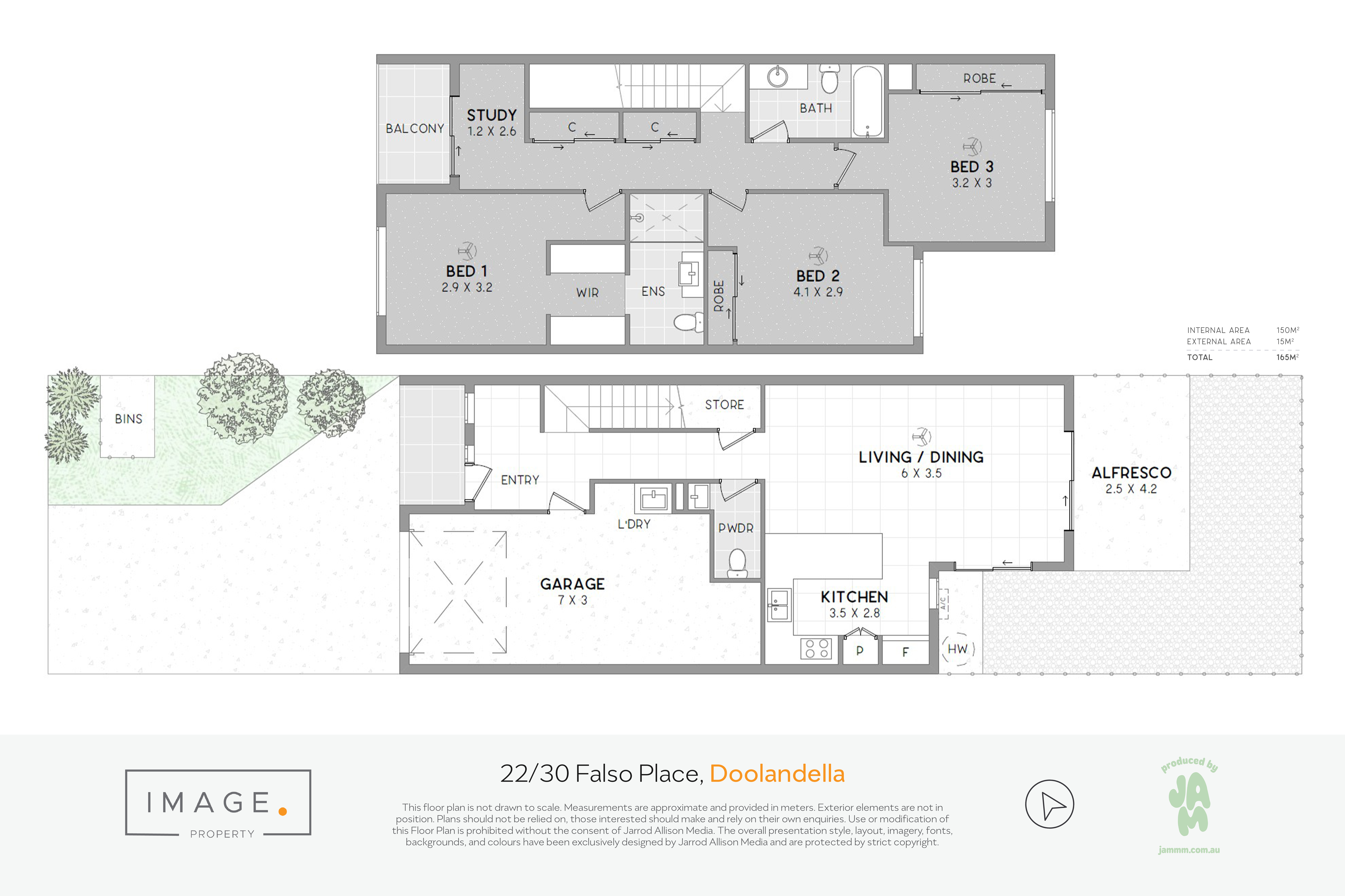 Floorplan for 22/30 Falso Place, Doolandella  QLD  4077