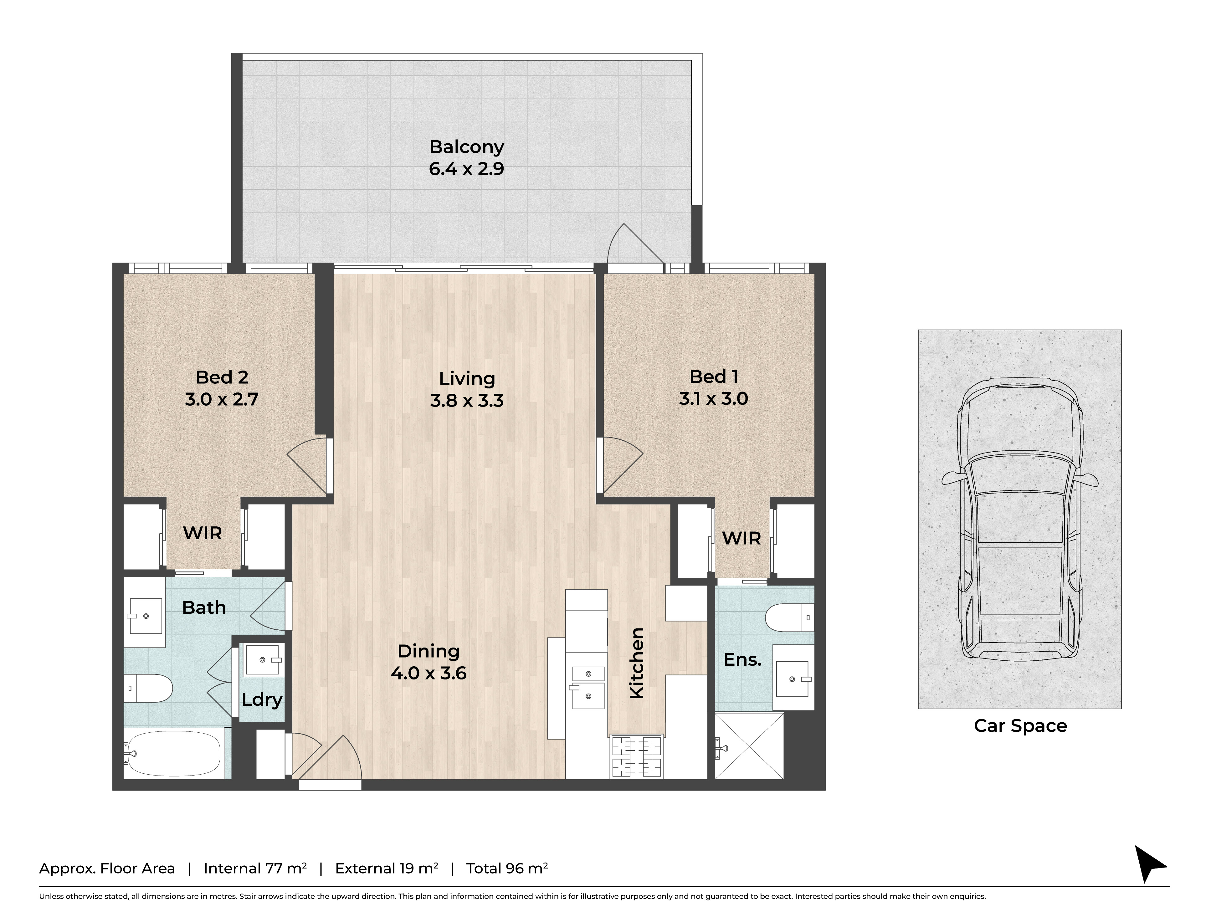 Floorplan for 12/40 Ramsgate Street, Kelvin Grove  QLD  4059