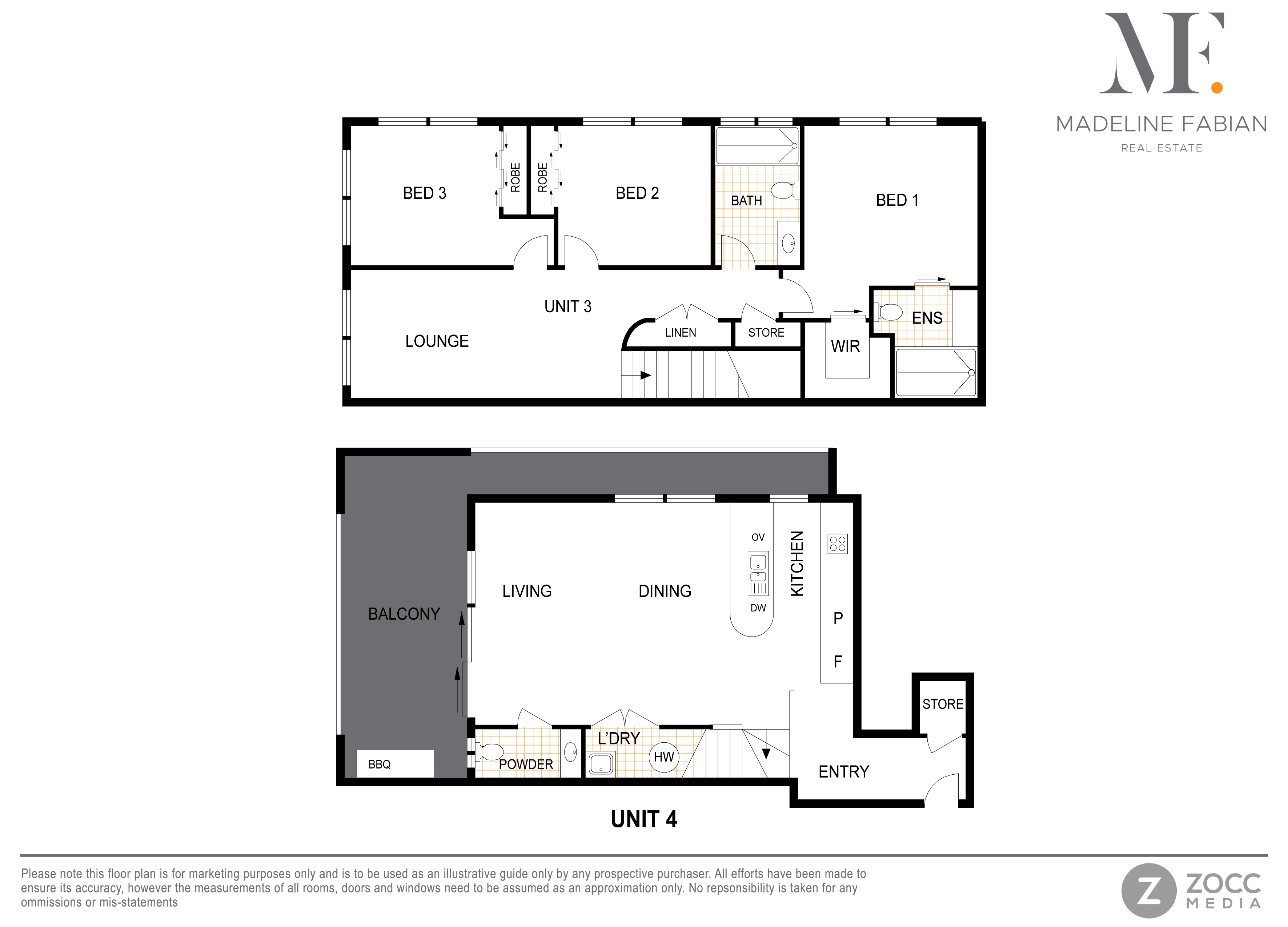 Floorplan for 4/7 Palkana Drive, Warana  QLD  4575