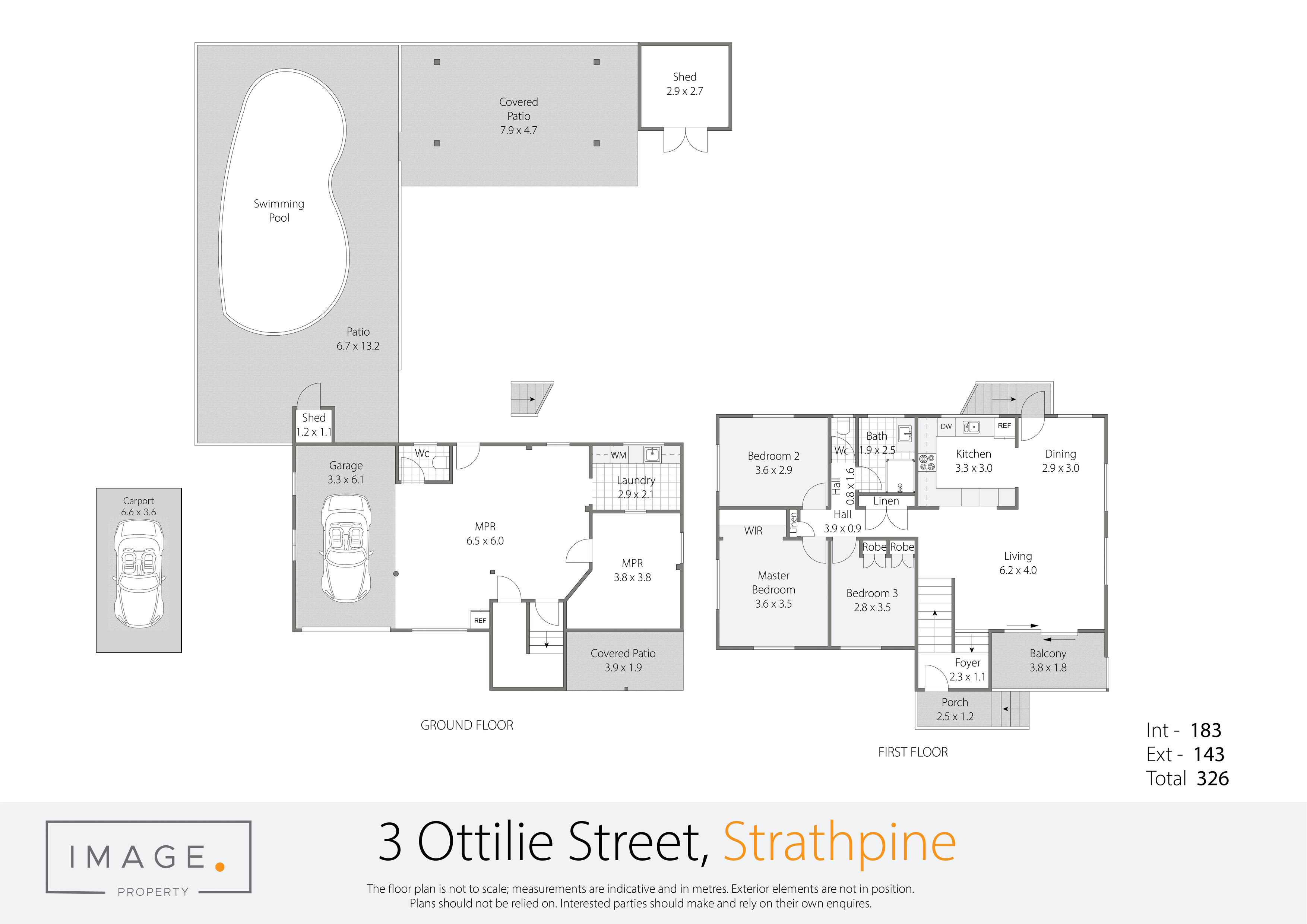 Floorplan for 3 Ottilie Street, Strathpine  QLD  4500