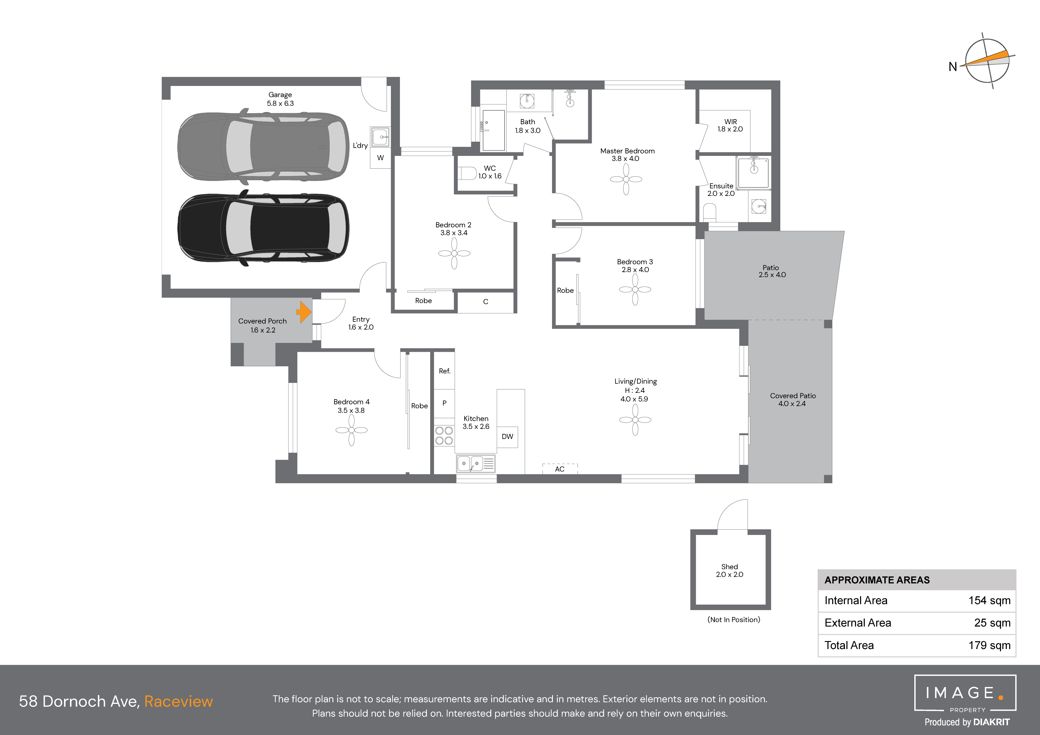 Floorplan 2 for 58 Dornoch Crescent, Raceview  QLD  4305