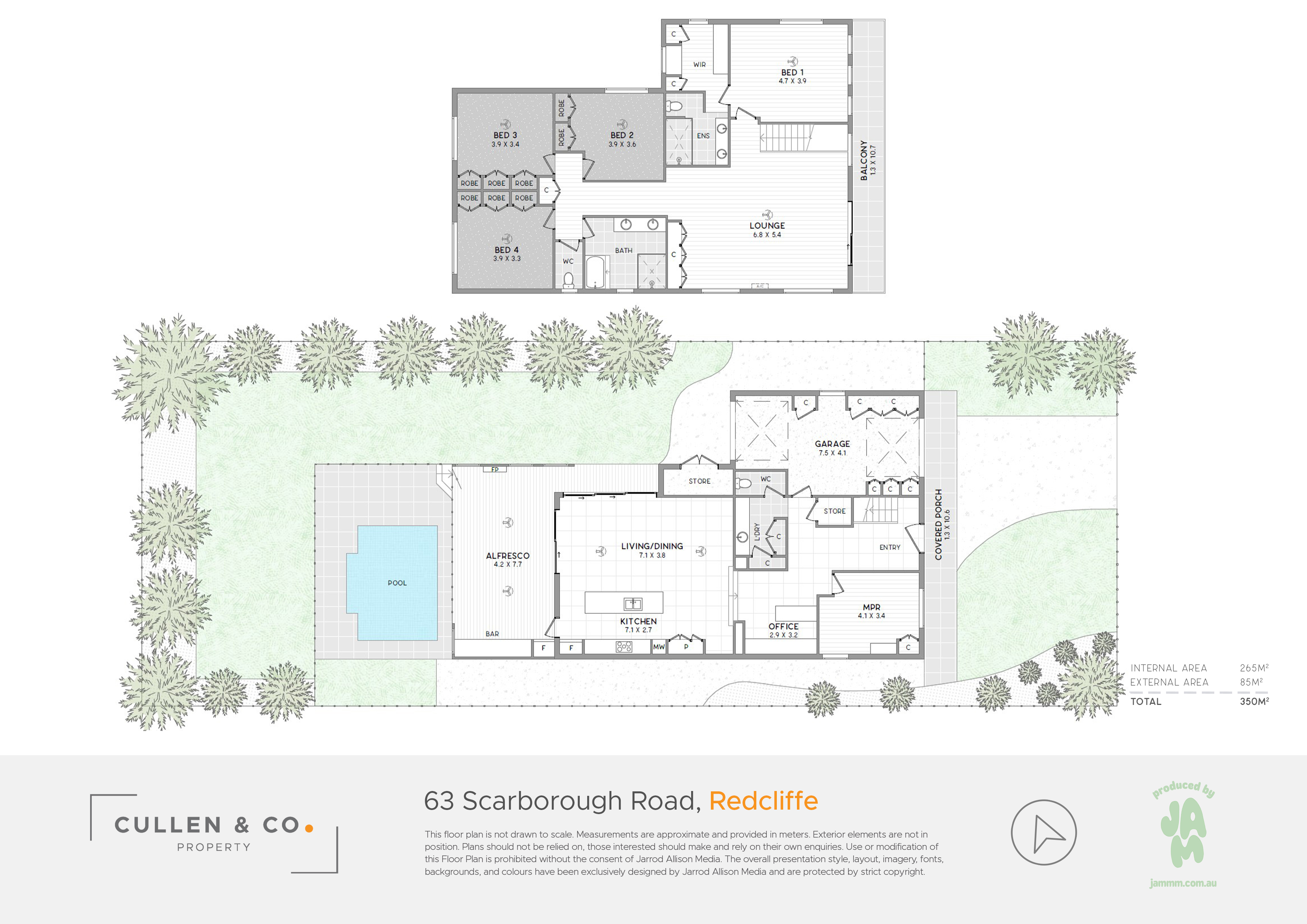 Floorplan for 63 Scarborough Road, Redcliffe  QLD  4020