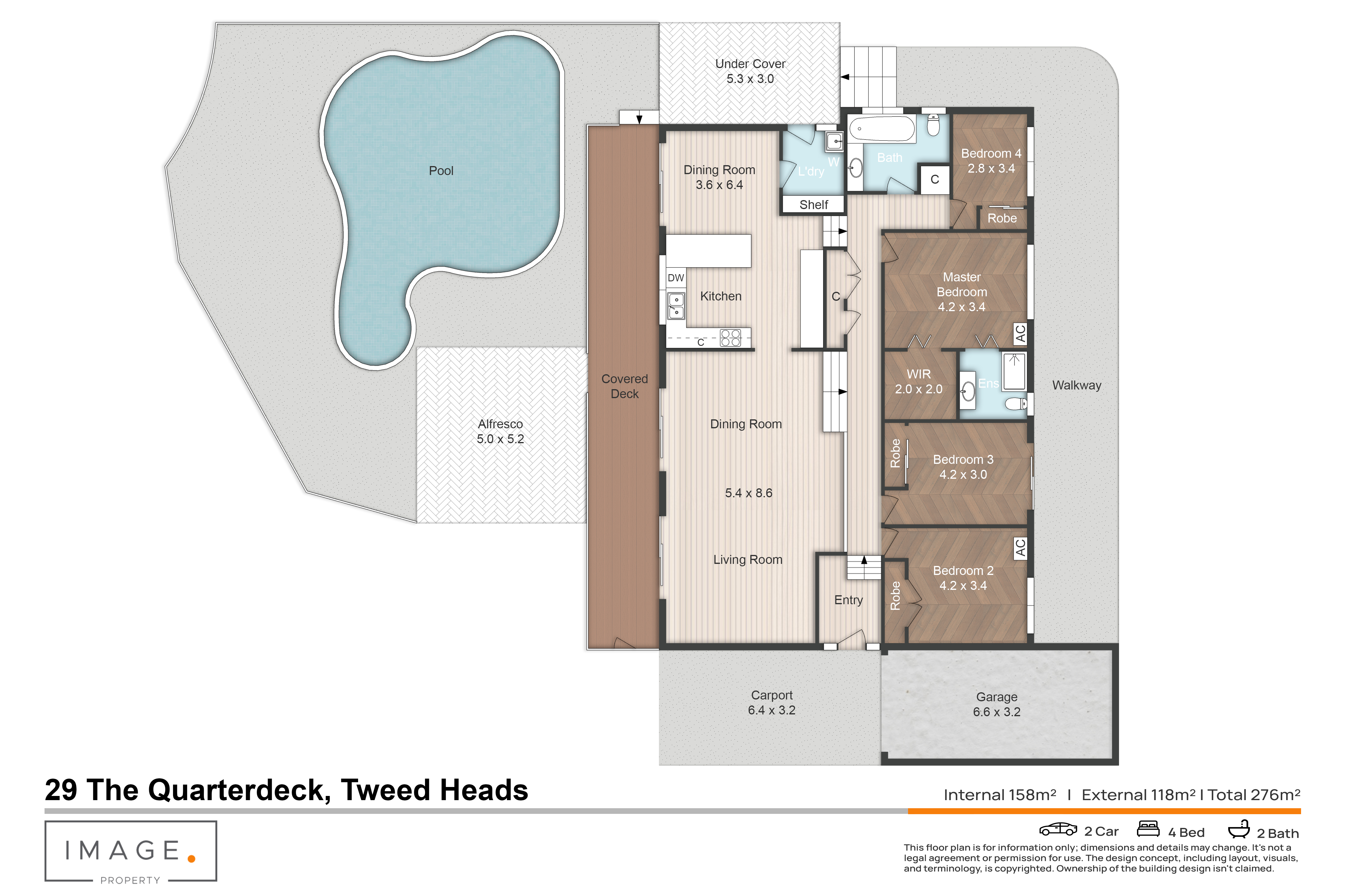 Floorplan for 29 The Quarterdeck, Tweed Heads  NSW  2485