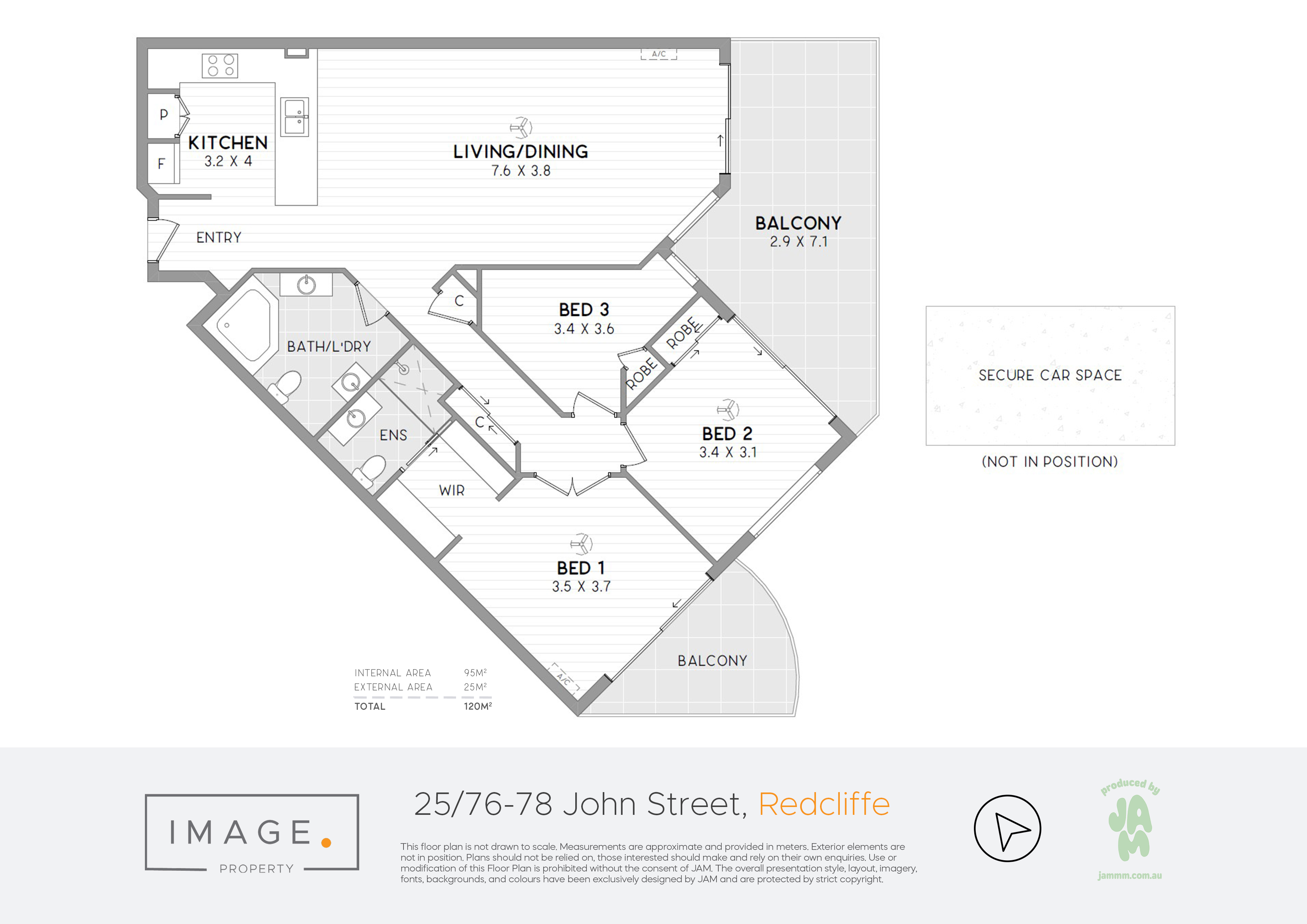 Floorplan for 25/76-78 John Street, Redcliffe  QLD  4020