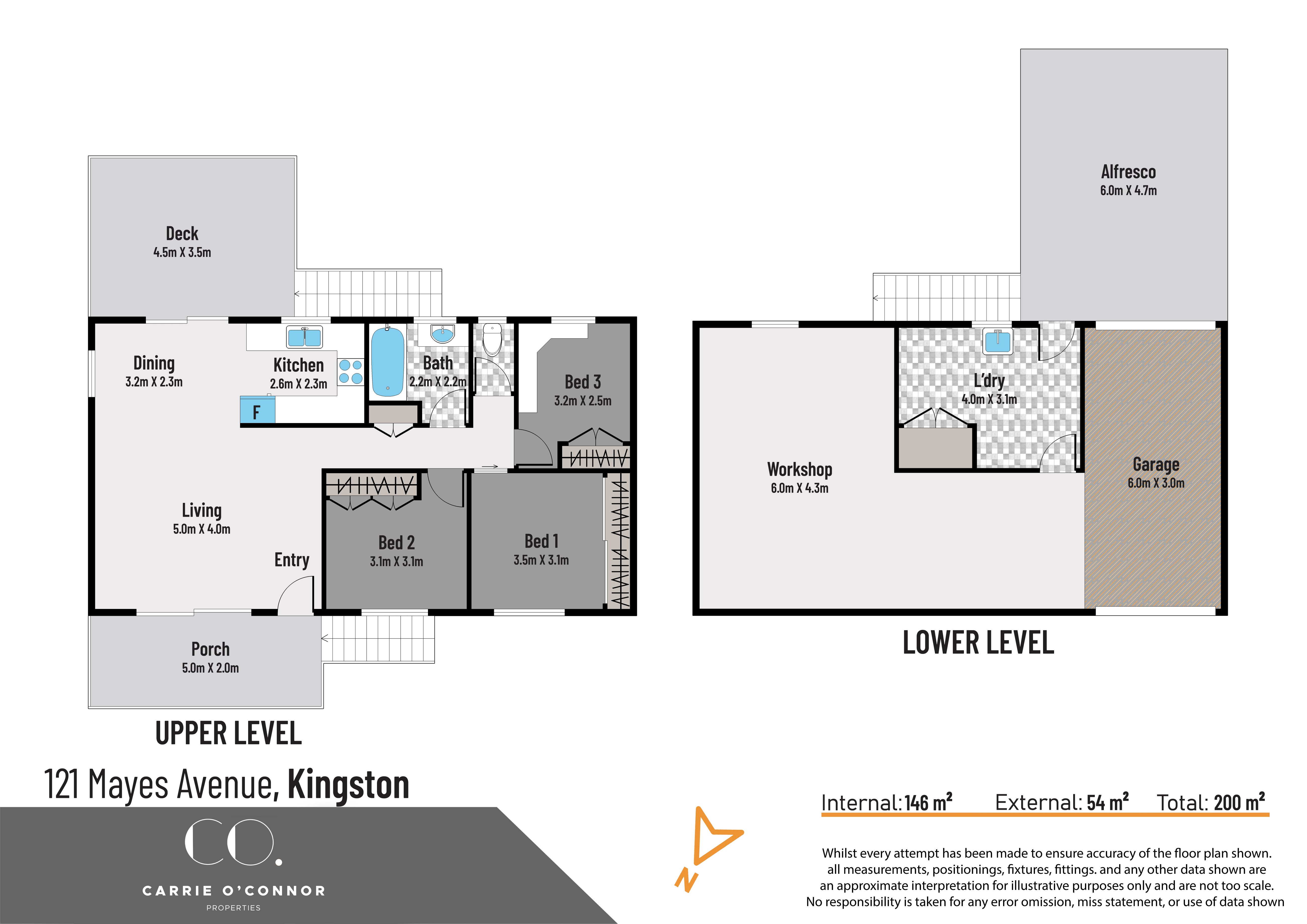 Floorplan for 121 Mayes Avenue, Kingston  QLD  4114
