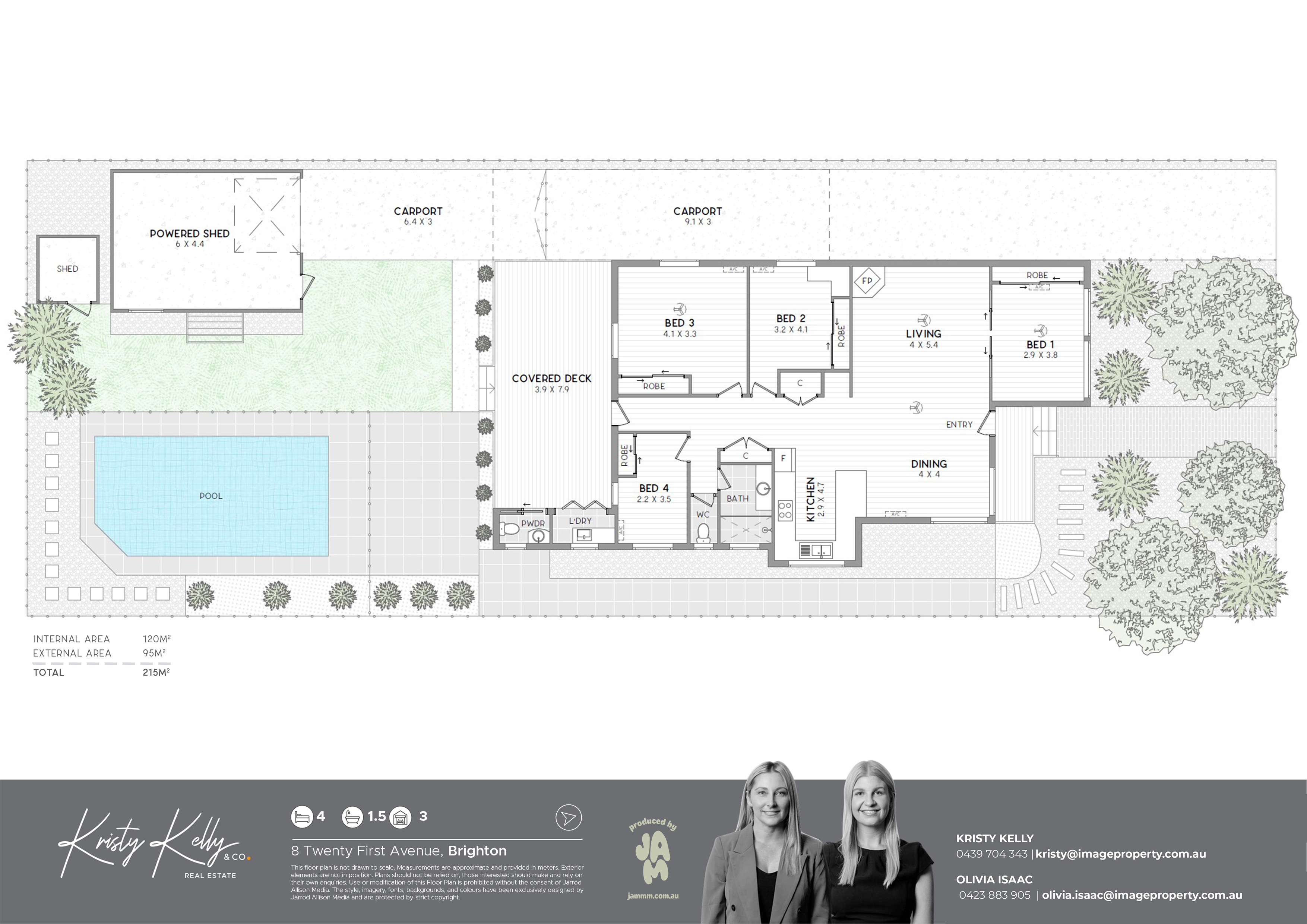 Floorplan for 8 Twenty First Avenue, Brighton  QLD  4017
