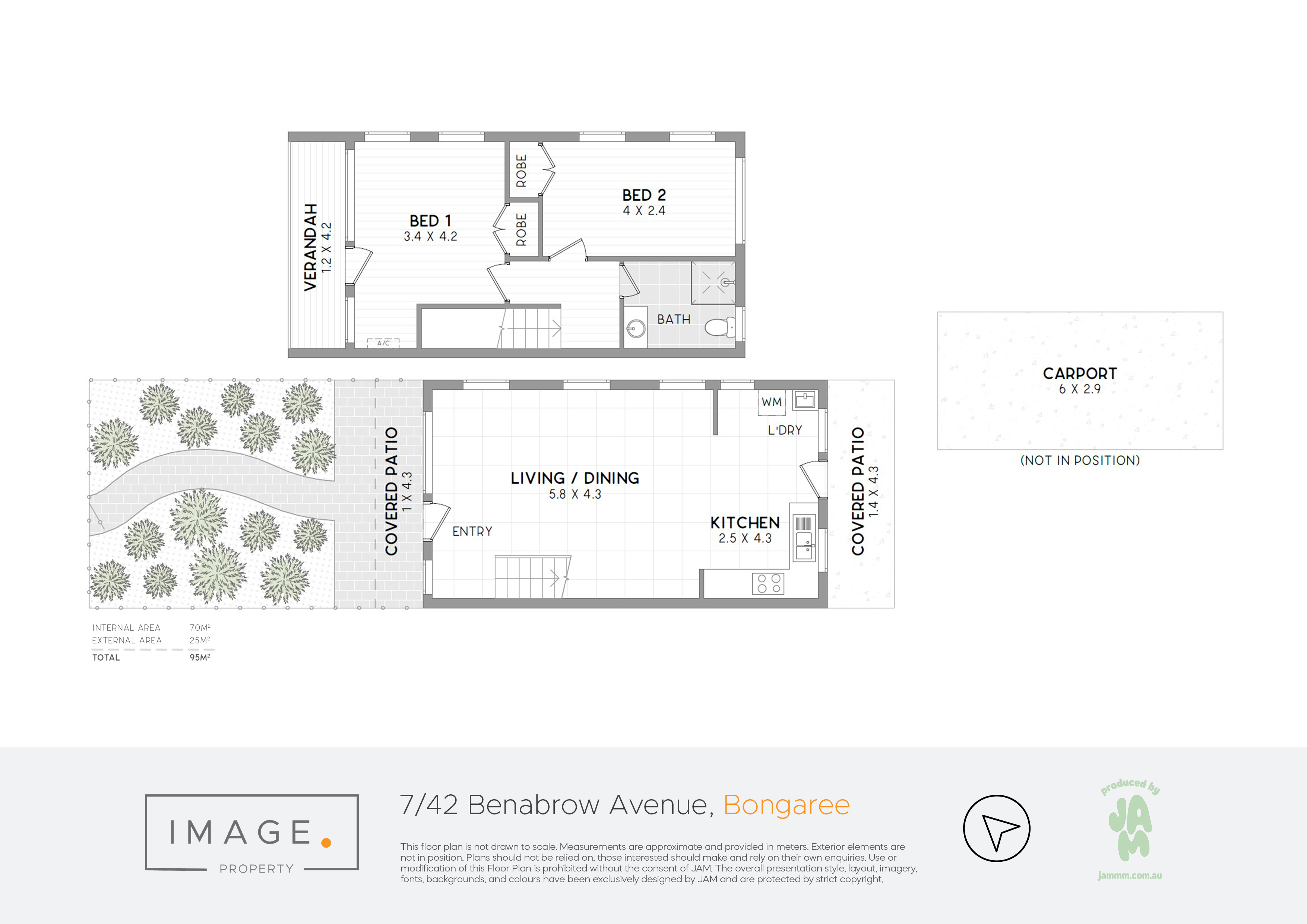 Floorplan for 7/42 Benabrow Avenue, Bongaree  QLD  4507