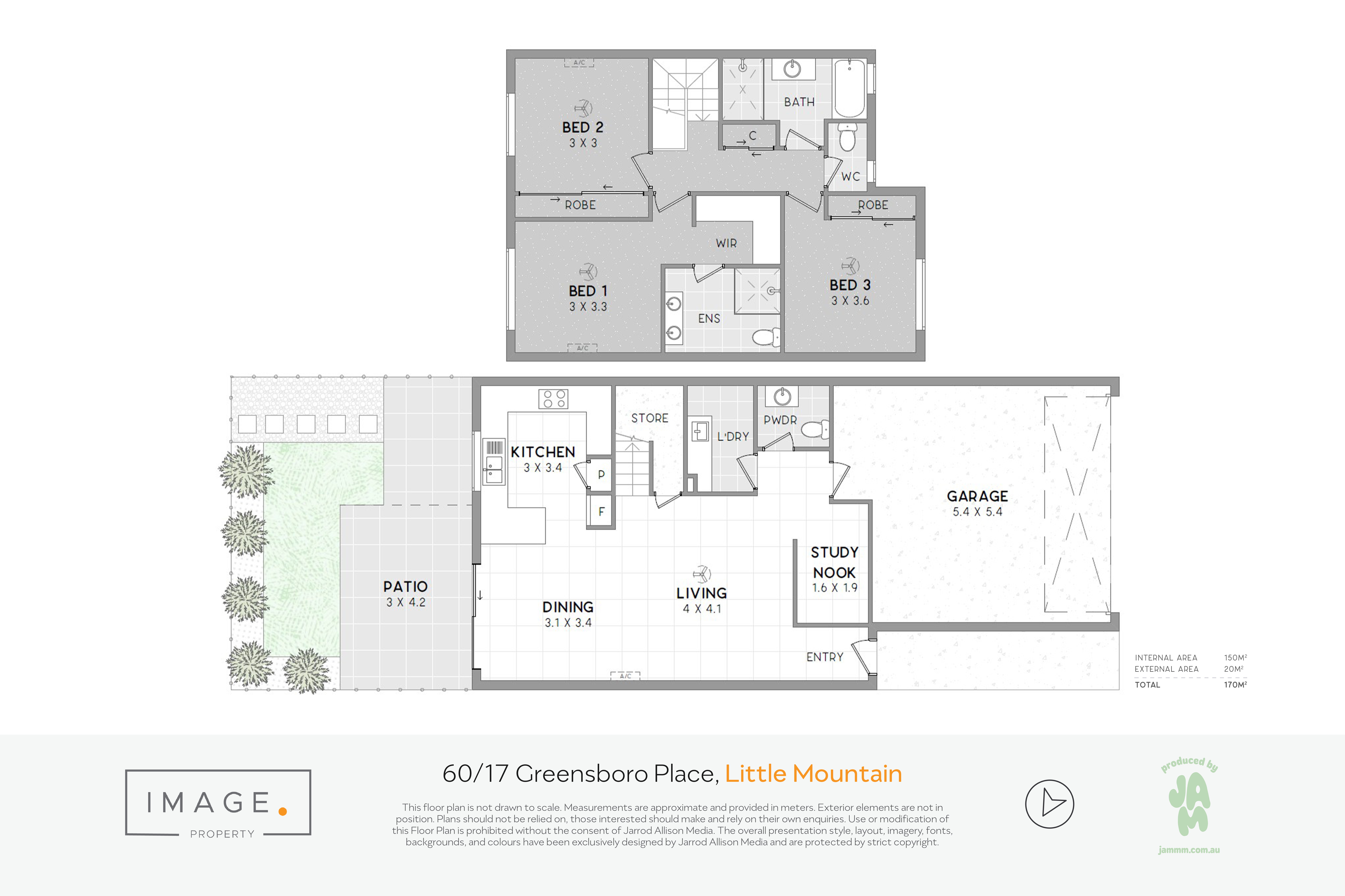 Floorplan for 60/17 Greensboro Place, Little Mountain  QLD  4551