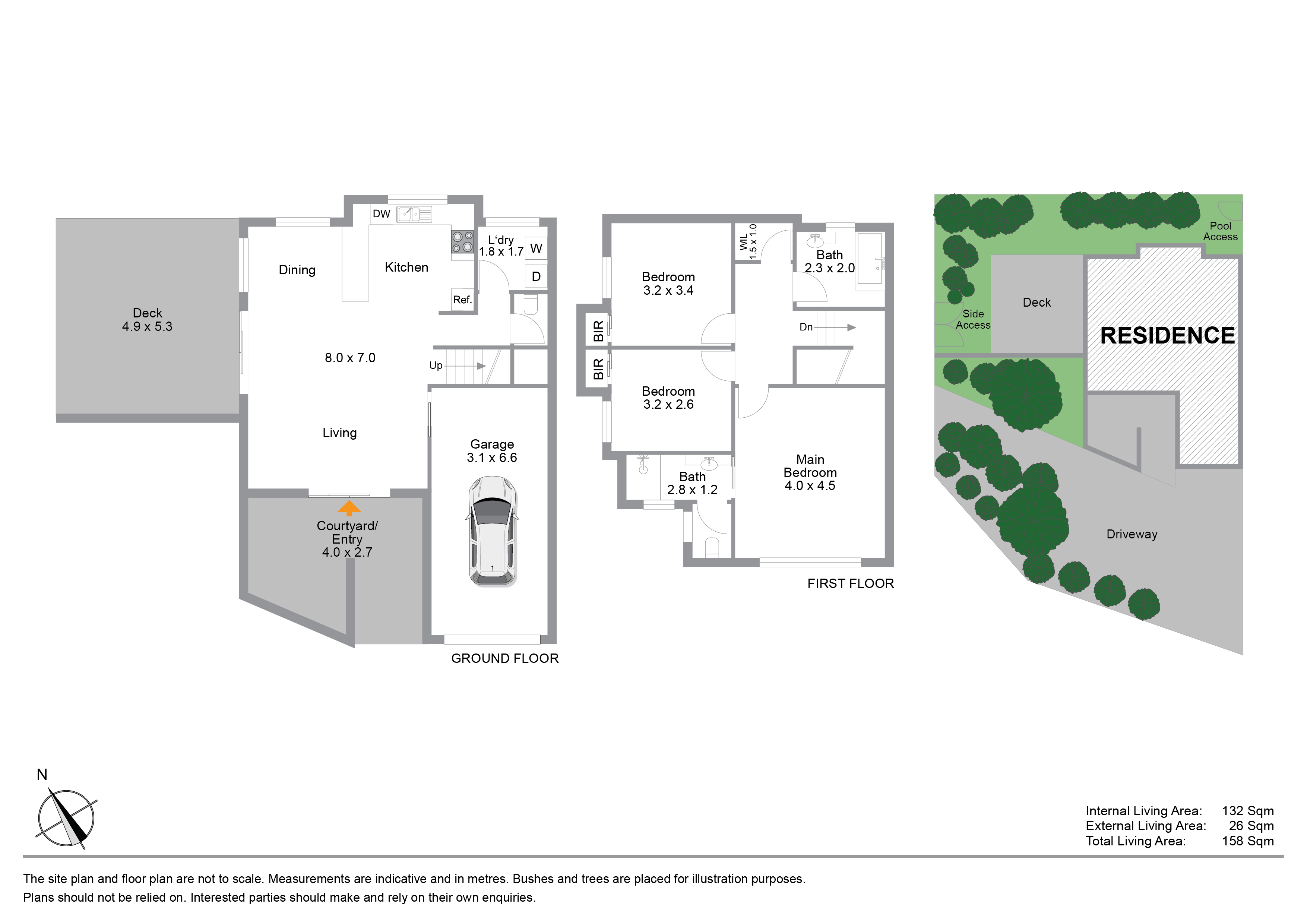 Floorplan 2 for 1/25 Lows Drive, Pacific Paradise  QLD  4564