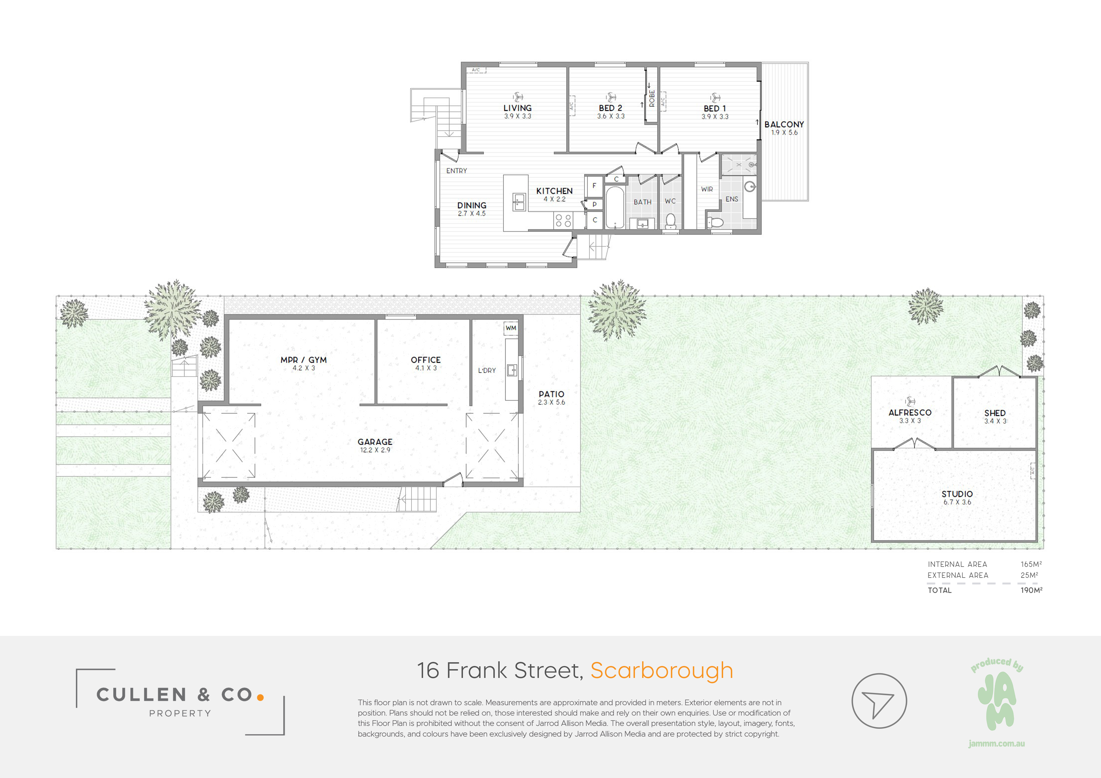 Floorplan for 16 Frank Street, Scarborough  QLD  4020