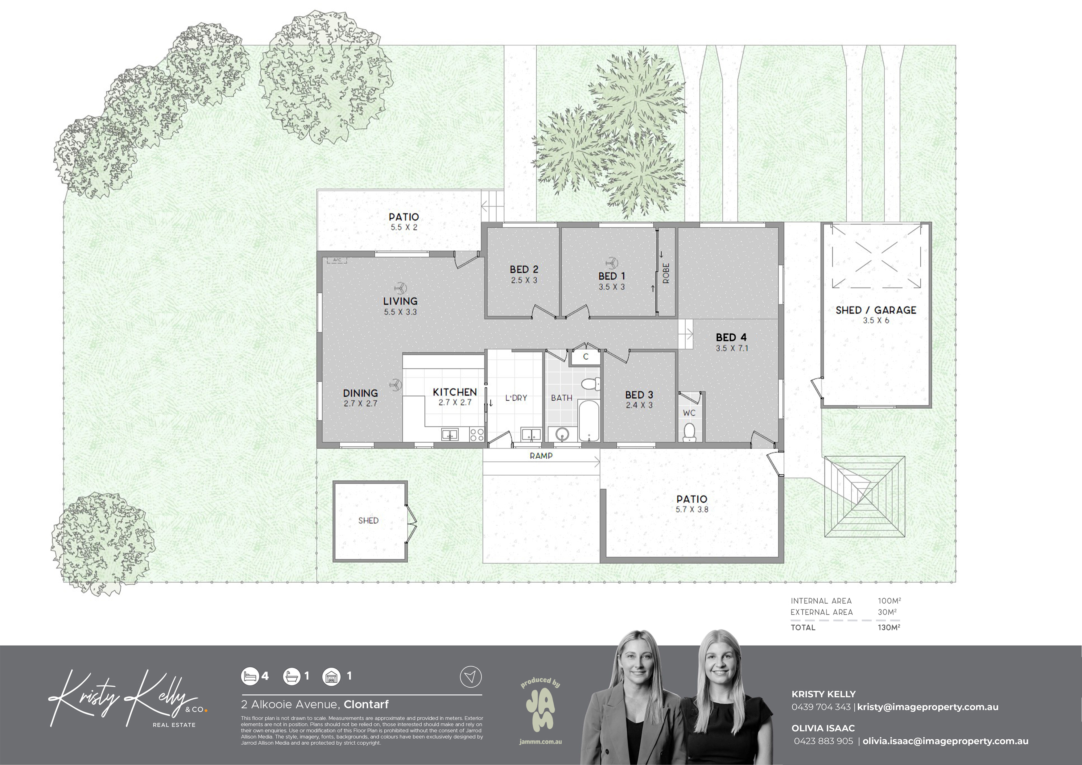 Floorplan for 2 Alkooie Avenue, Clontarf  QLD  4019