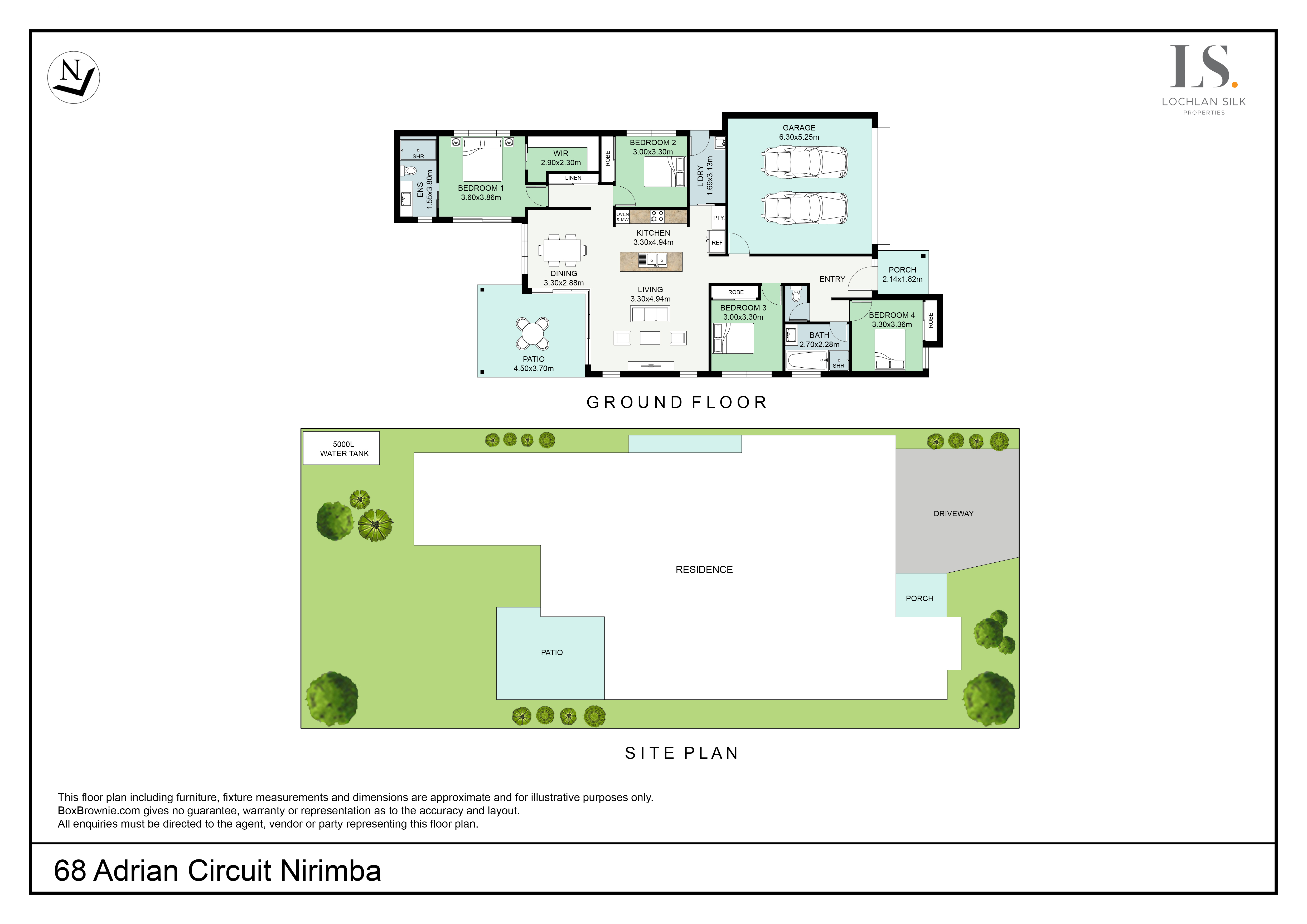Floorplan for 68 Adrian Circuit, Nirimba  QLD  4551