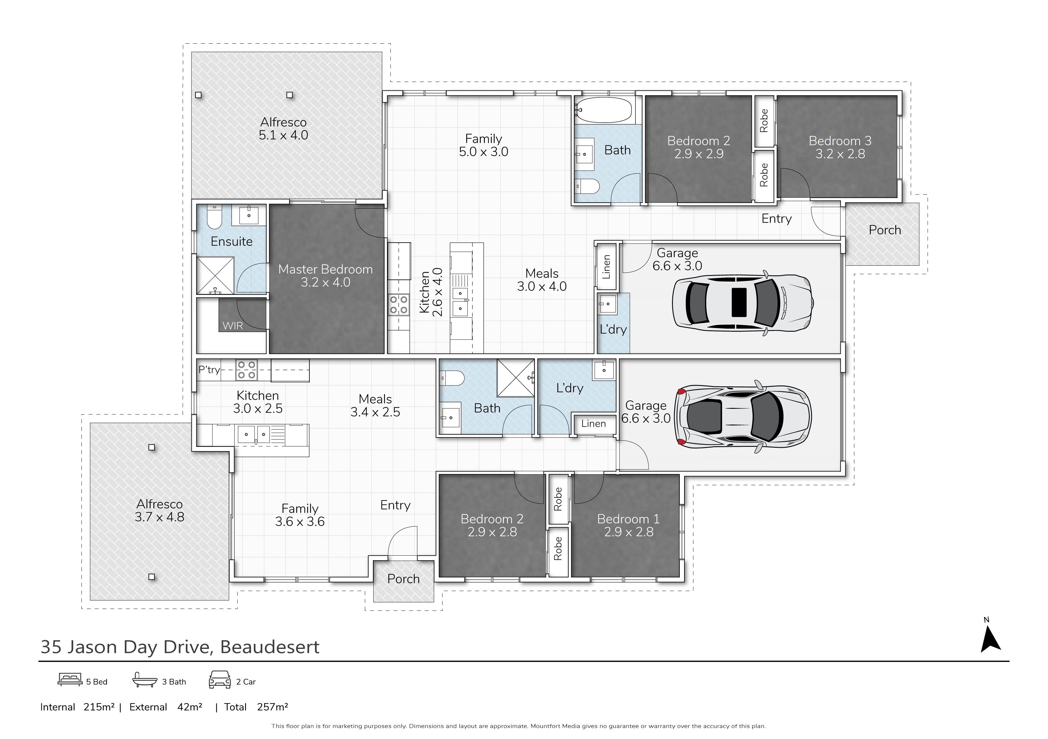 Floorplan 2 for 35 Jason Day Drive, Beaudesert  QLD  4285