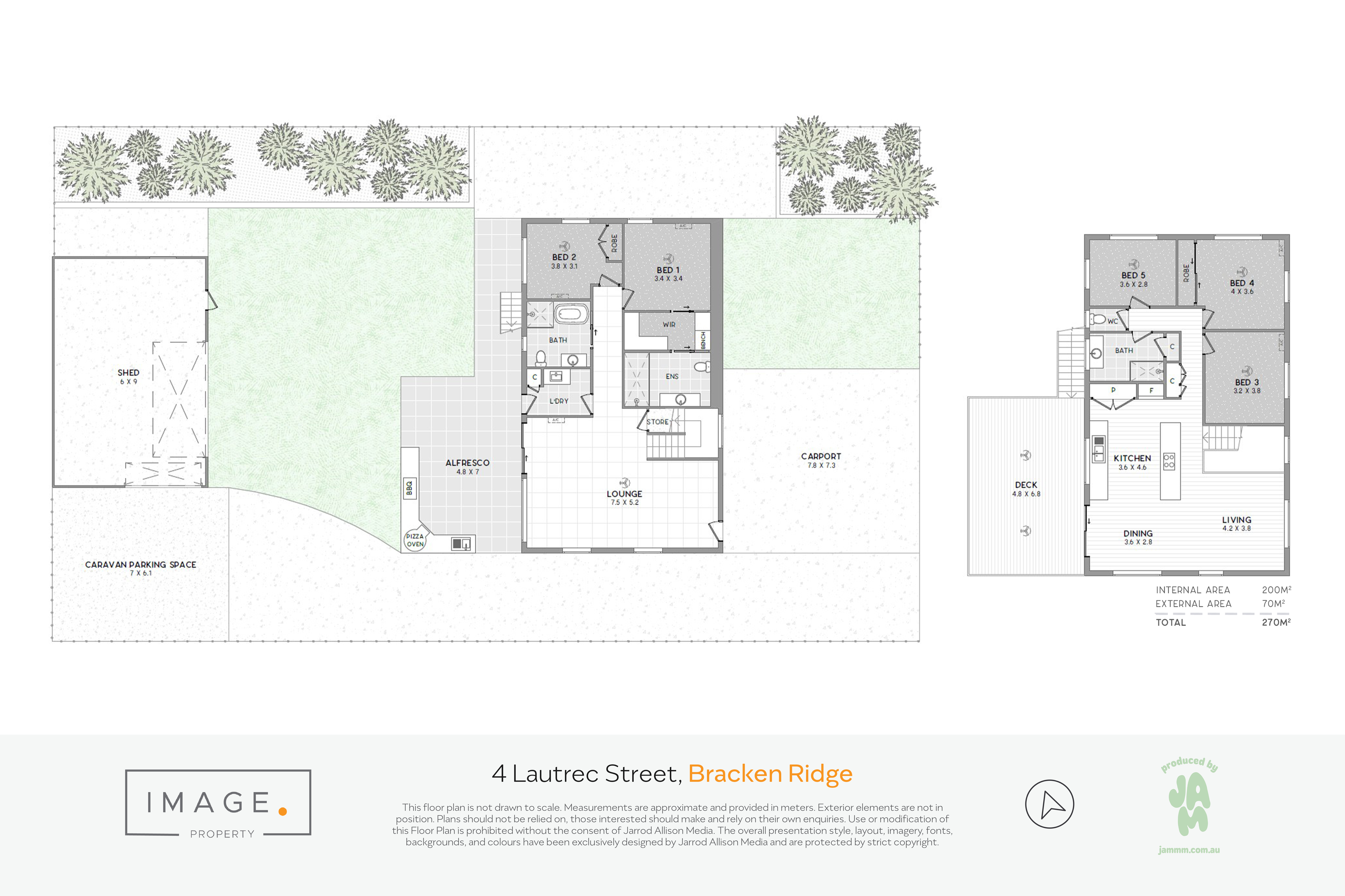 Floorplan for 4 Lautrec Street, Bracken Ridge  QLD  4017