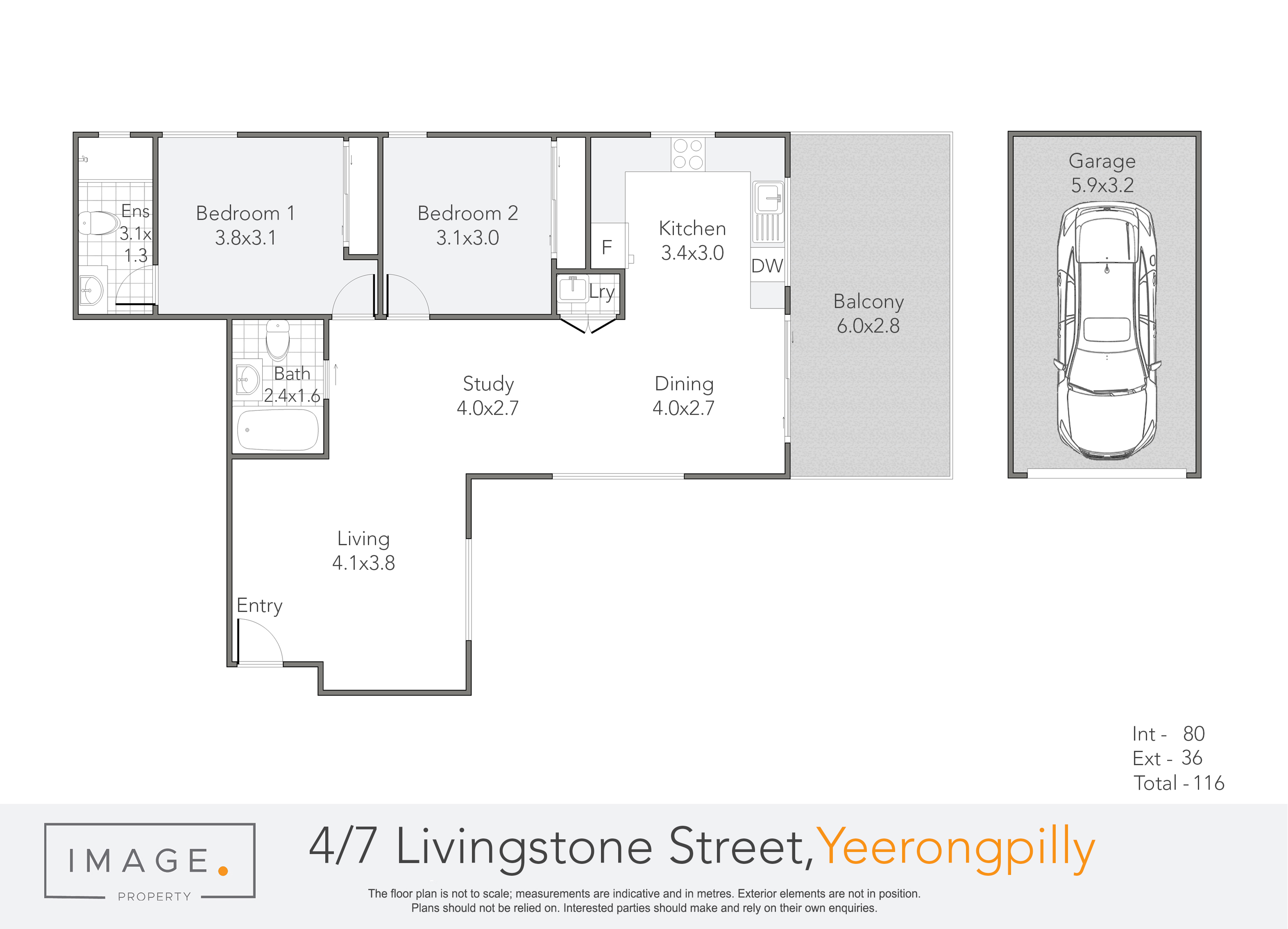 Floorplan for 4/7 Livingstone Street, Yeerongpilly  QLD  4105