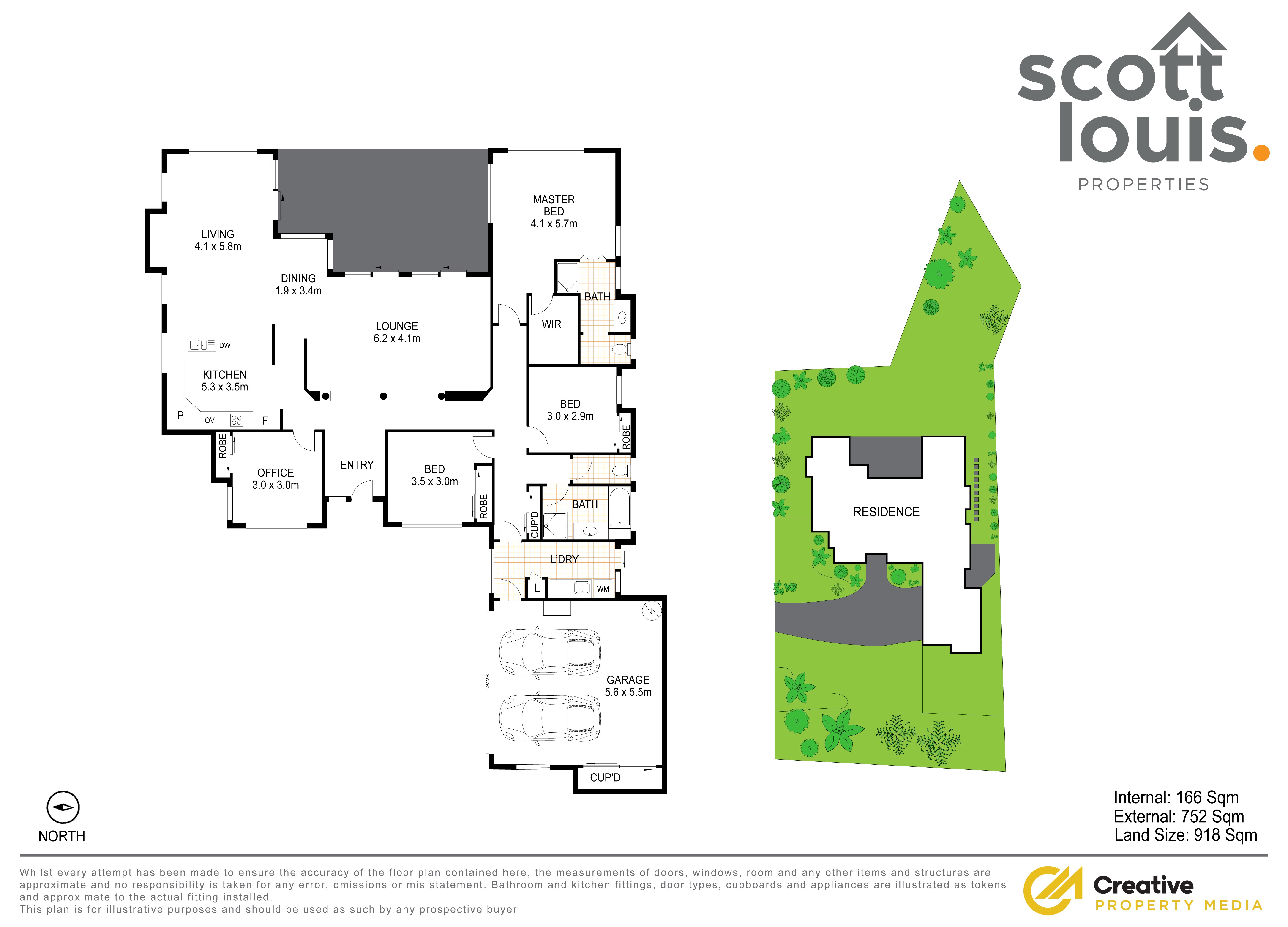 Floorplan for 45 Sir Joseph Banks Drive, Pelican Waters  QLD  4551