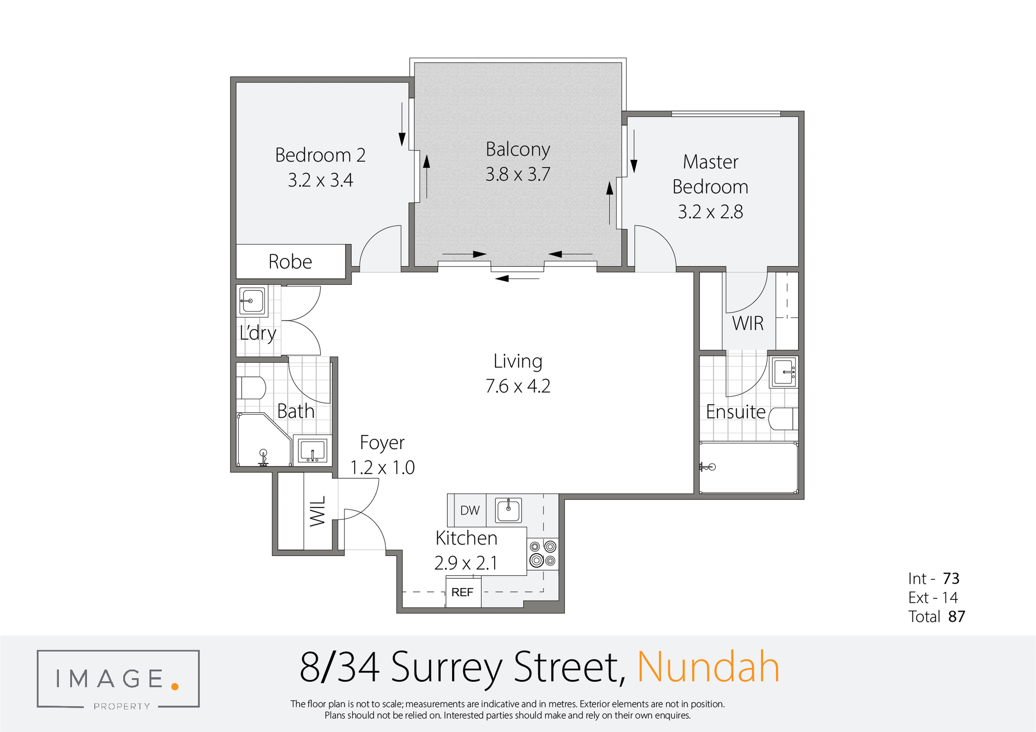 Floorplan for 8/34 Surrey Street, Nundah  QLD  4012