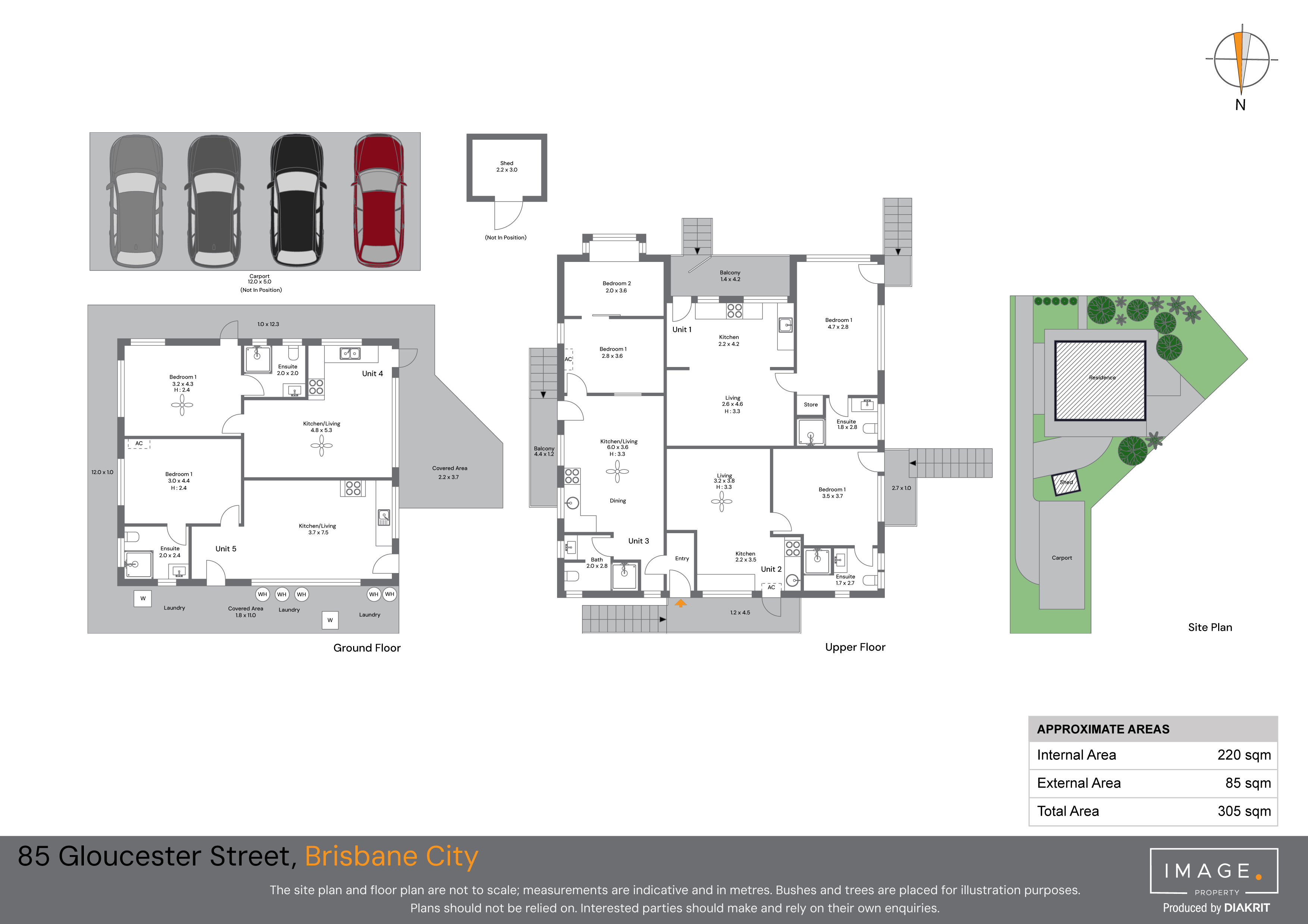 Floorplan 2 for 85 Gloucester Street, South Brisbane  QLD  4101