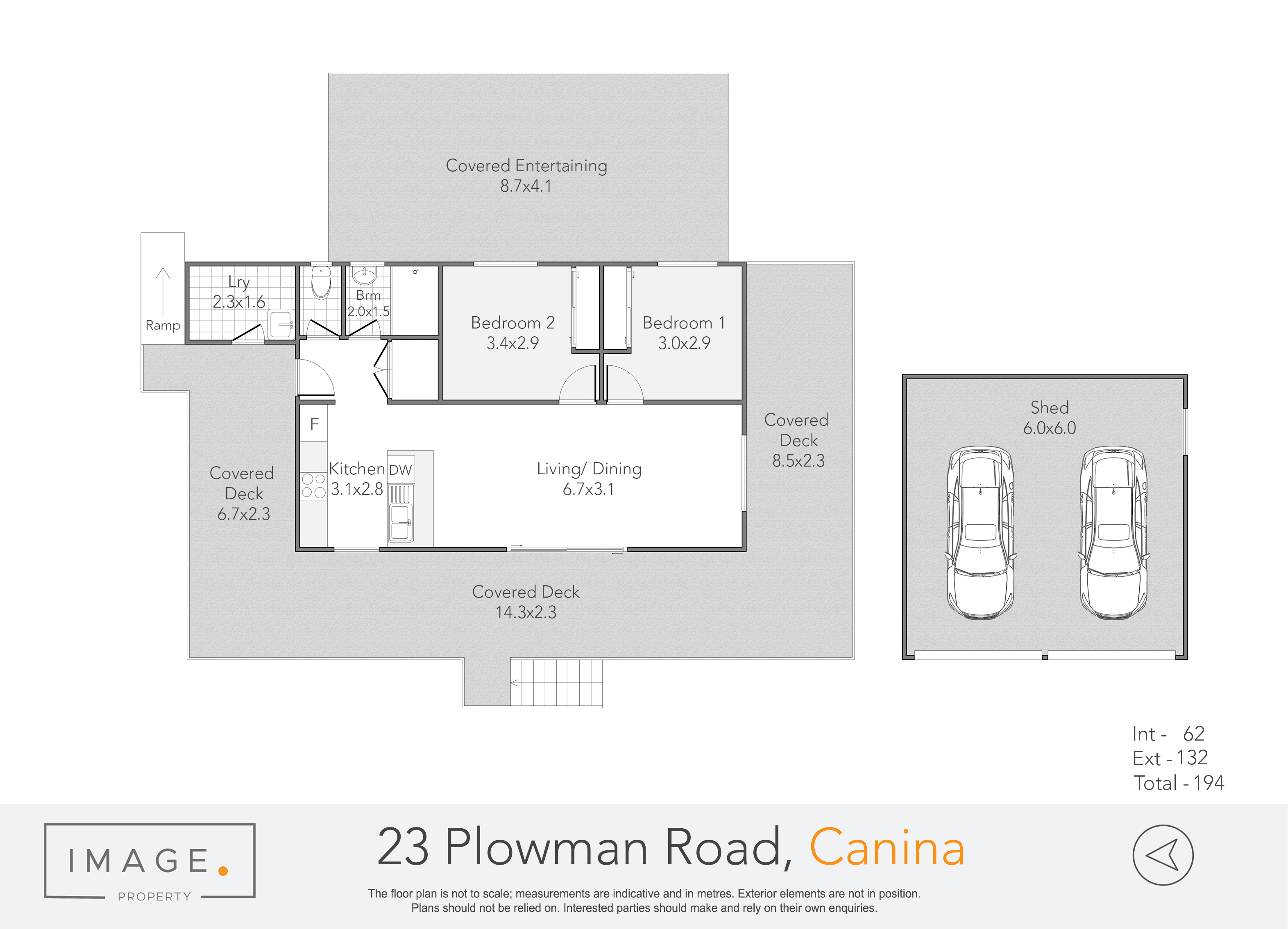 Floorplan for 23 Plowman Road, Canina  QLD  4570