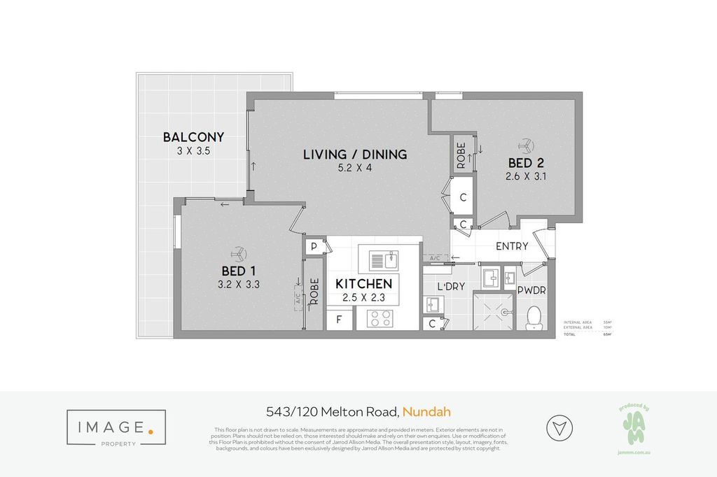 Floorplan for 543/120 Melton Road, Nundah  QLD  4012