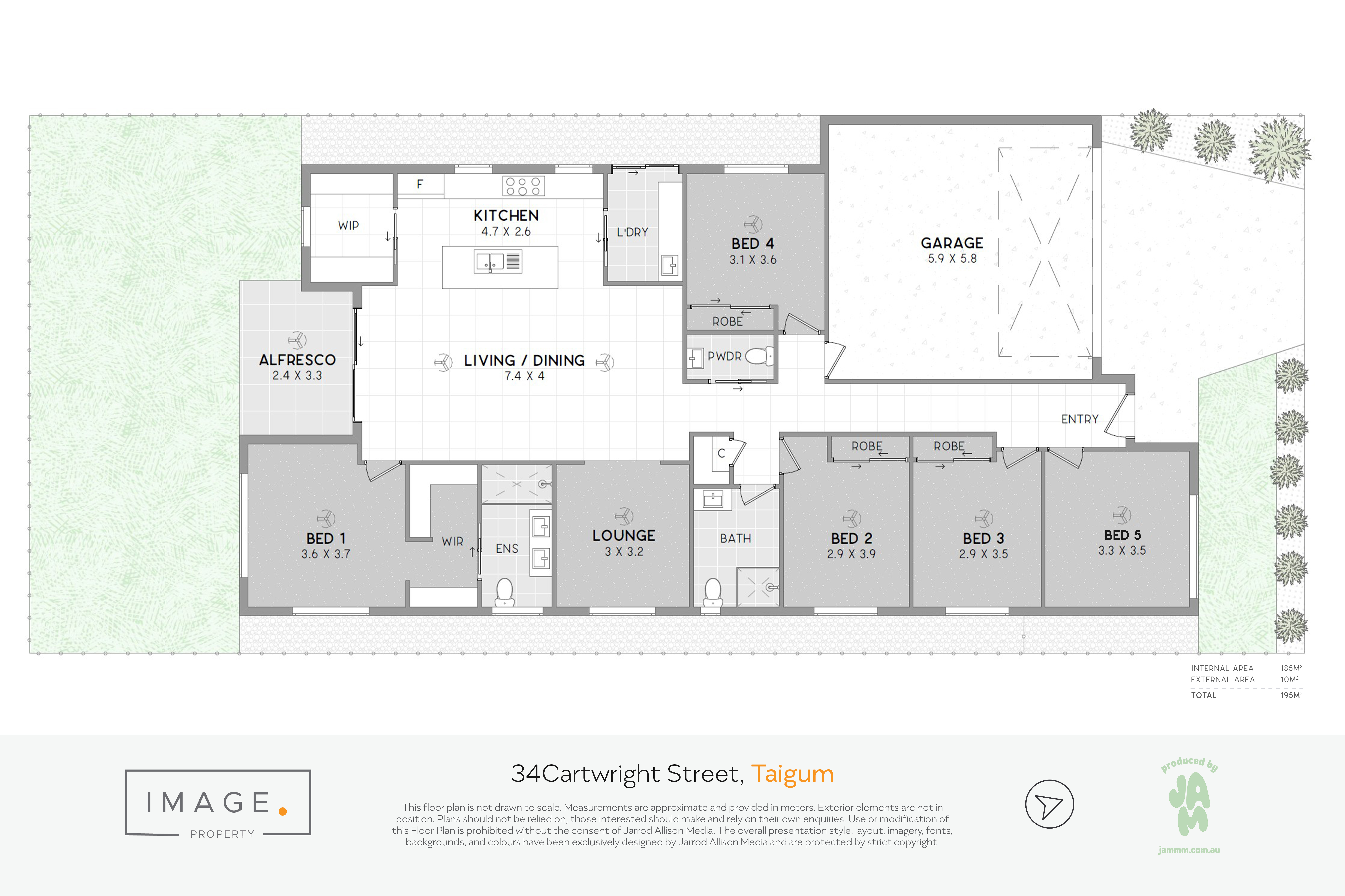 Floorplan for 34 Cartwright Street, Taigum  QLD  4018