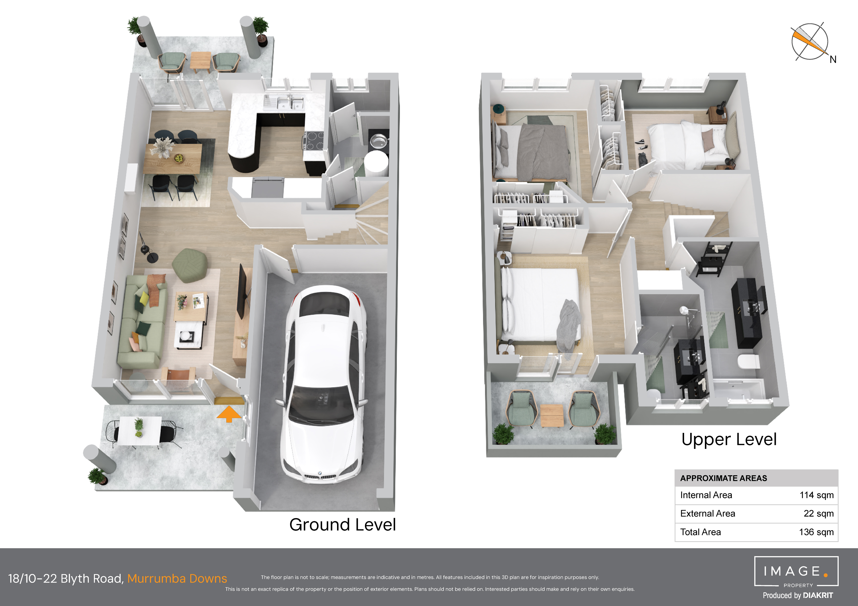 Floorplan for 18/10-22 Blyth Road, Murrumba Downs  QLD  4503