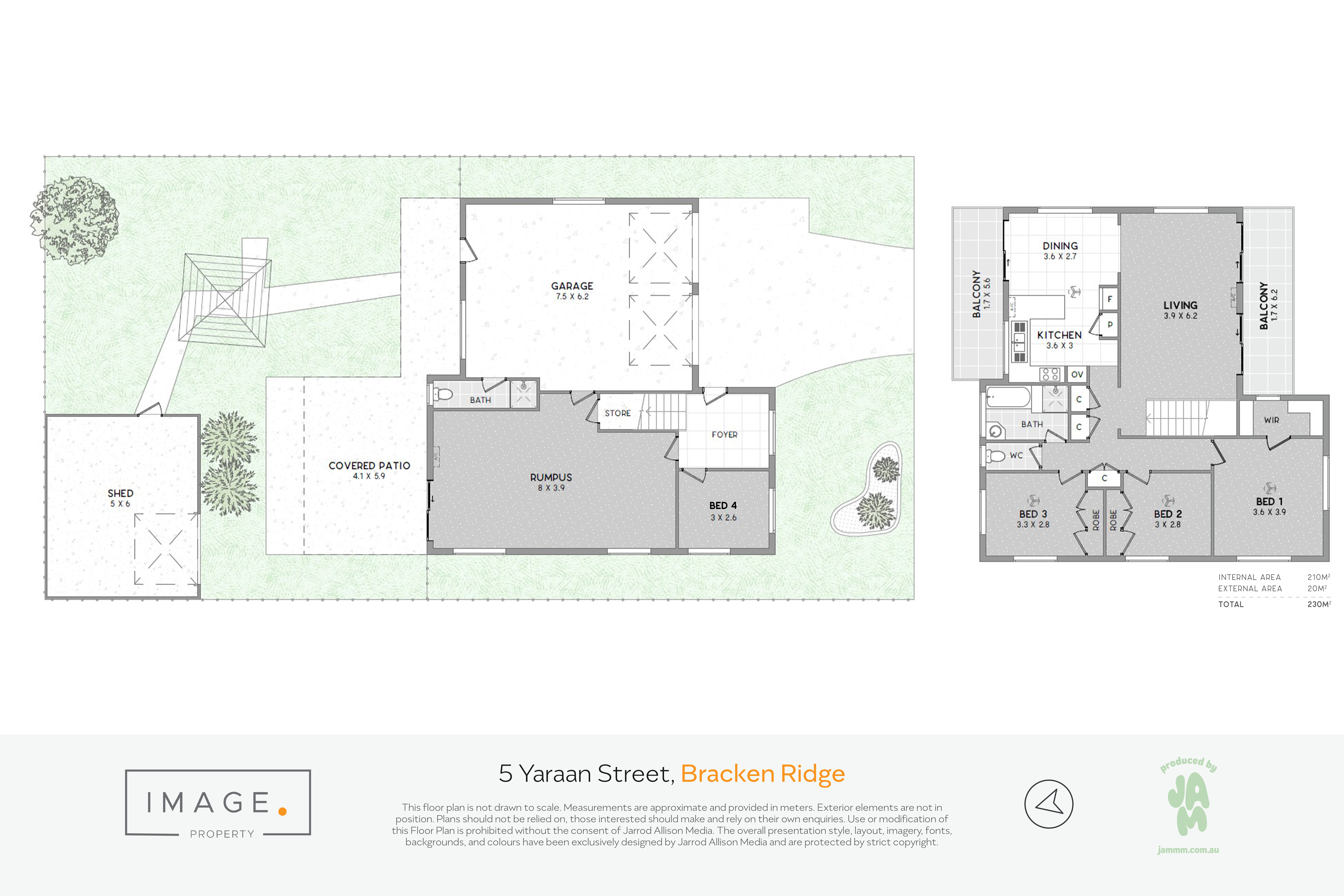 Floorplan for 5 Yaraan Street, Bracken Ridge  QLD  4017