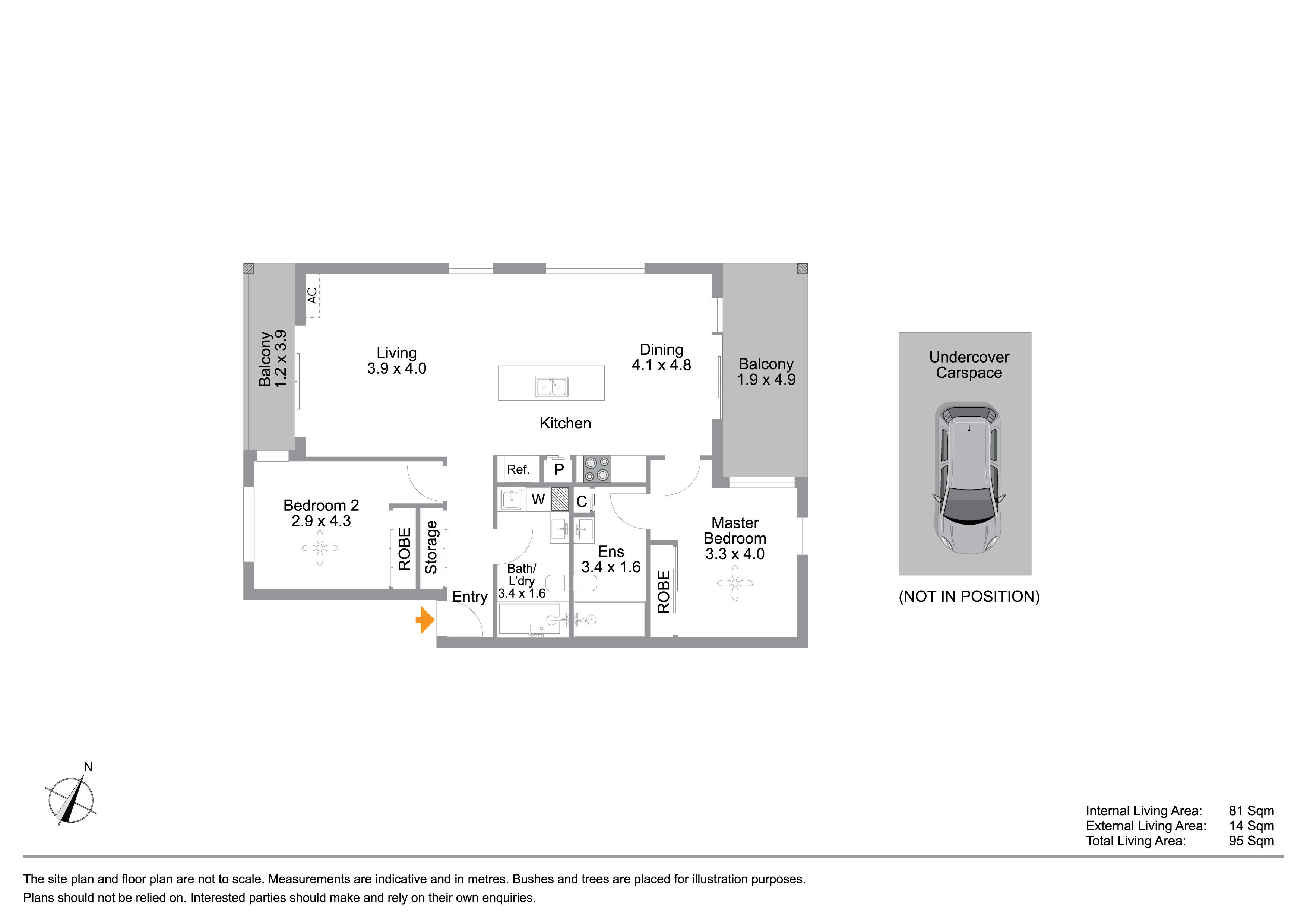Floorplan for 152/1 Linear Drive, Mango Hill  QLD  4509