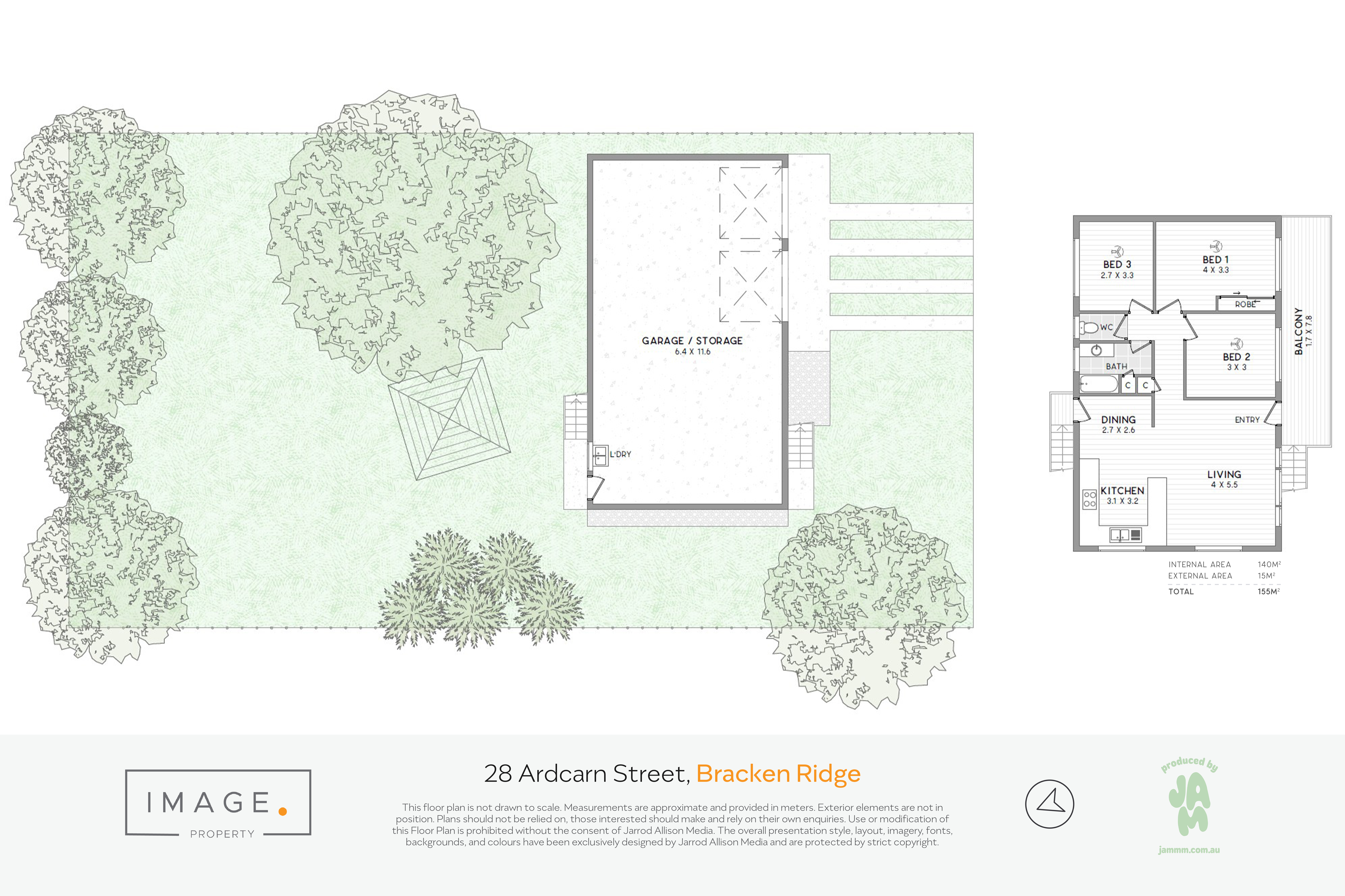 Floorplan for 28 Ardcarn Street, Bracken Ridge  QLD  4017
